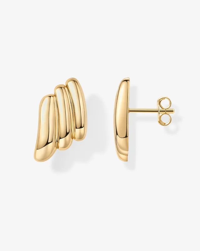 Angel Wing Stud Earrings sold by PAVOI