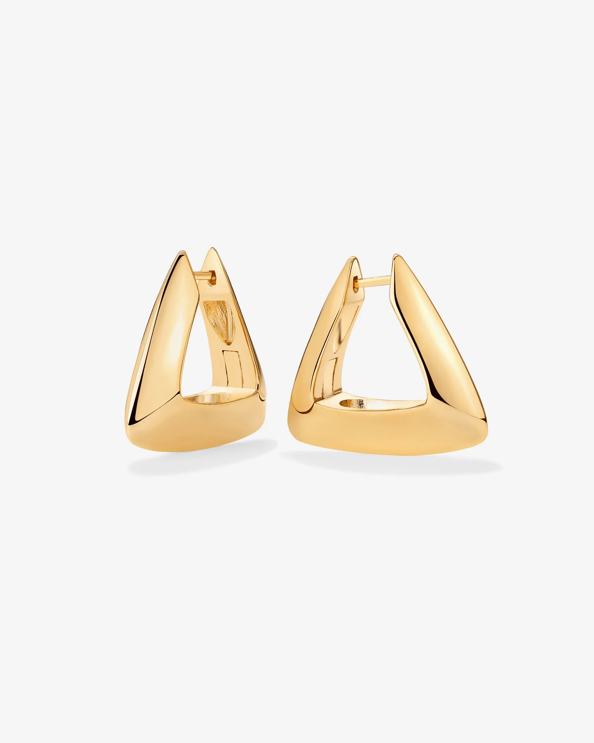 Triangle Geo Hoops sold by PAVOI product image thumbnail 4