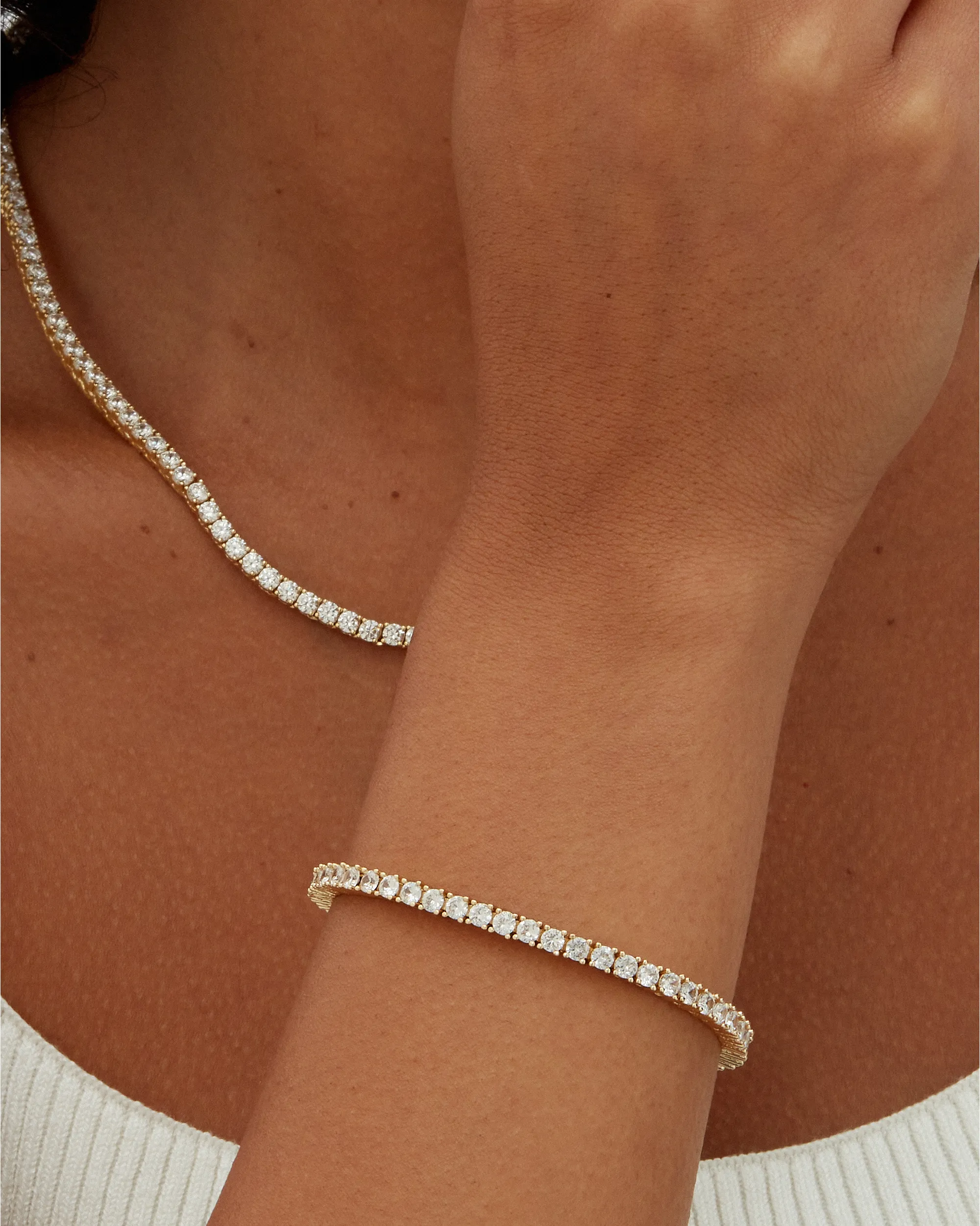 Medium Tennis Bracelet sold by PAVOI product image thumbnail 2