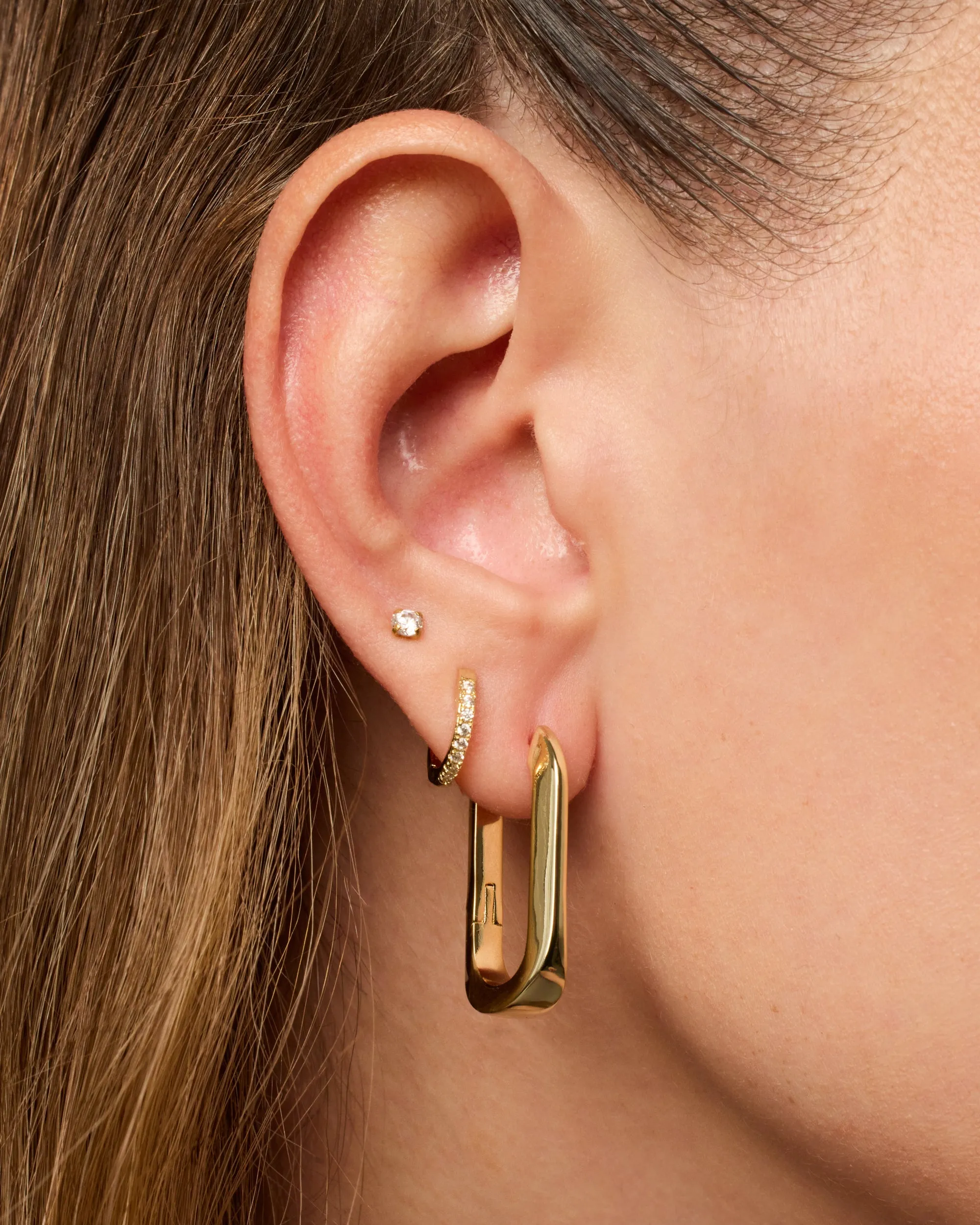 U-Shaped Link Hoop sold by PAVOI product image thumbnail 2