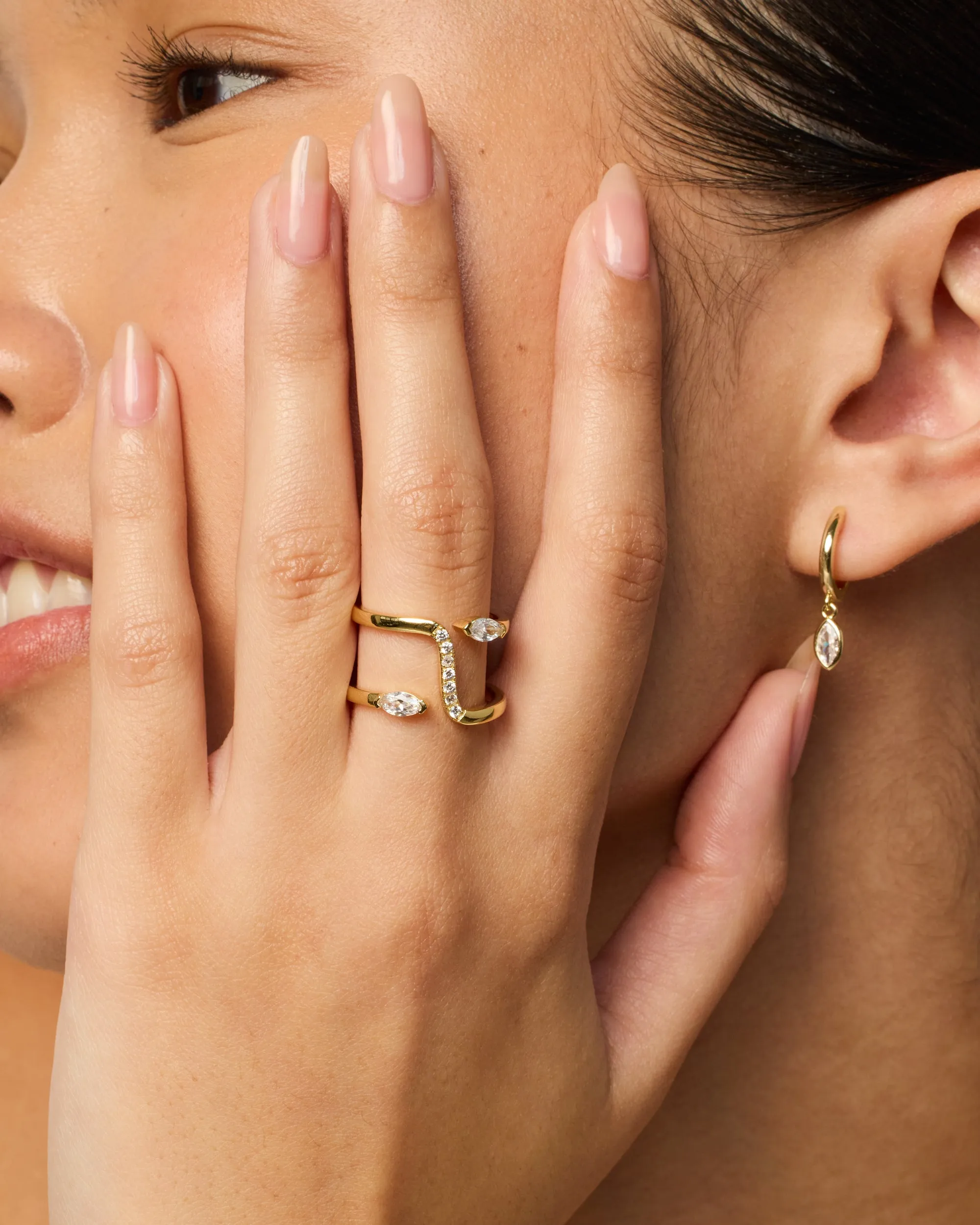 Uraeus Open Band Ring sold by PAVOI product image thumbnail 2
