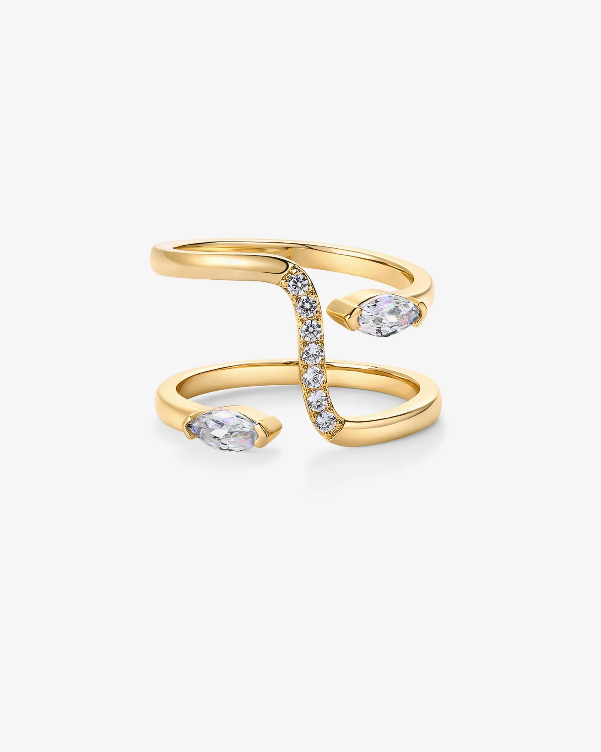 Uraeus Open Band Ring sold by PAVOI product image thumbnail 3