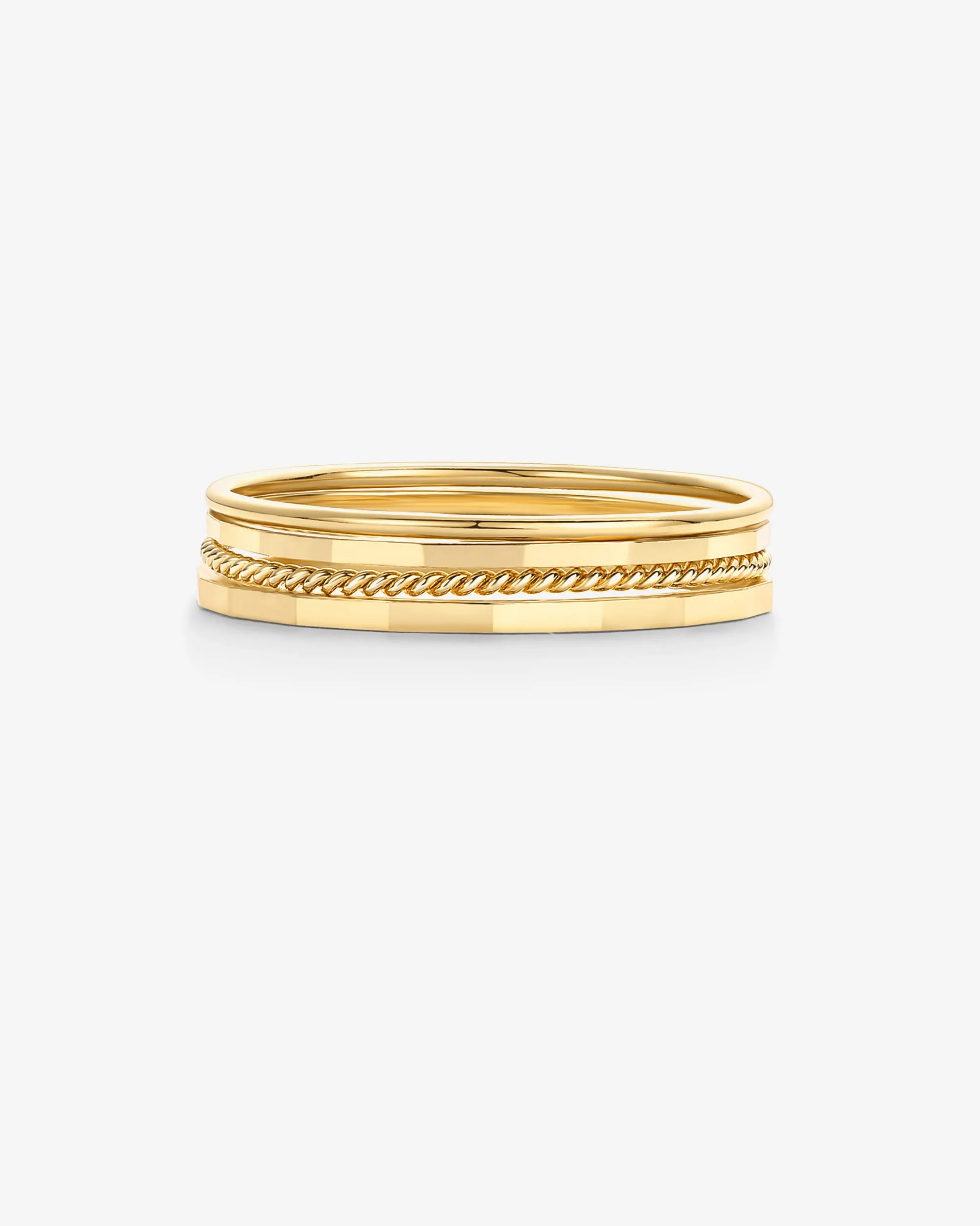 Minimalist Stacking Ring Set sold by PAVOI product image thumbnail 3