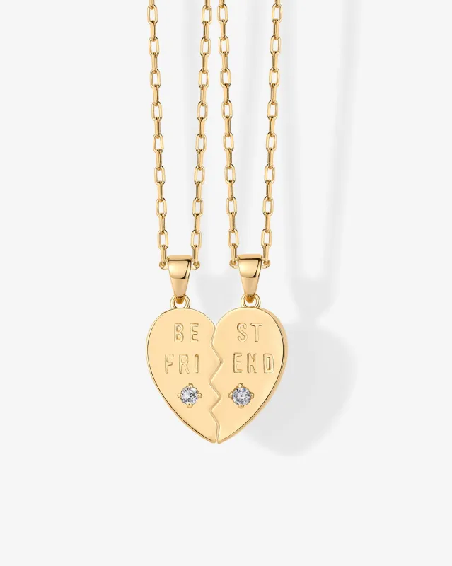 Heart Pendant Necklace Set made by PAVOI