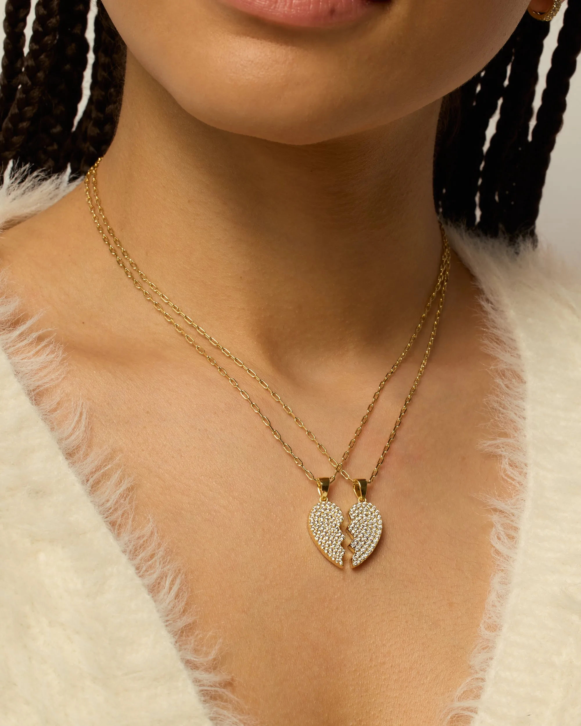 Heart Pendant Necklace Set sold by PAVOI product image thumbnail 2