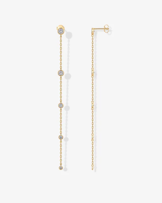 Dazzle Drop Earrings sold by PAVOI