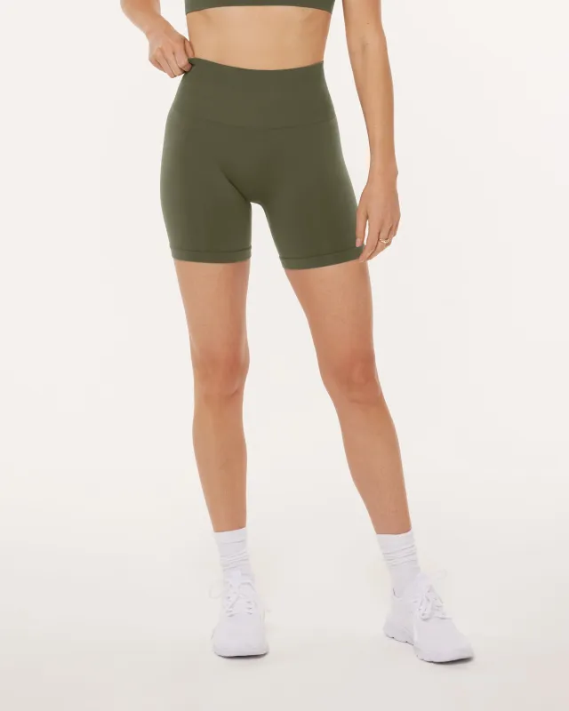 Seamless High-Waisted 6" Butt Lifting Biker Shorts sold by PAVOI