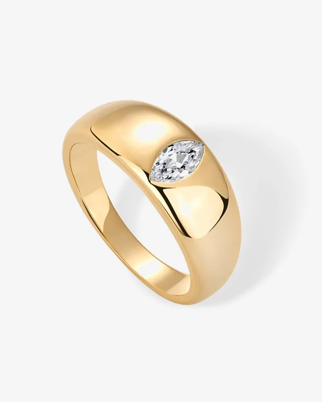 Marquise Chunky Ring sold by PAVOI