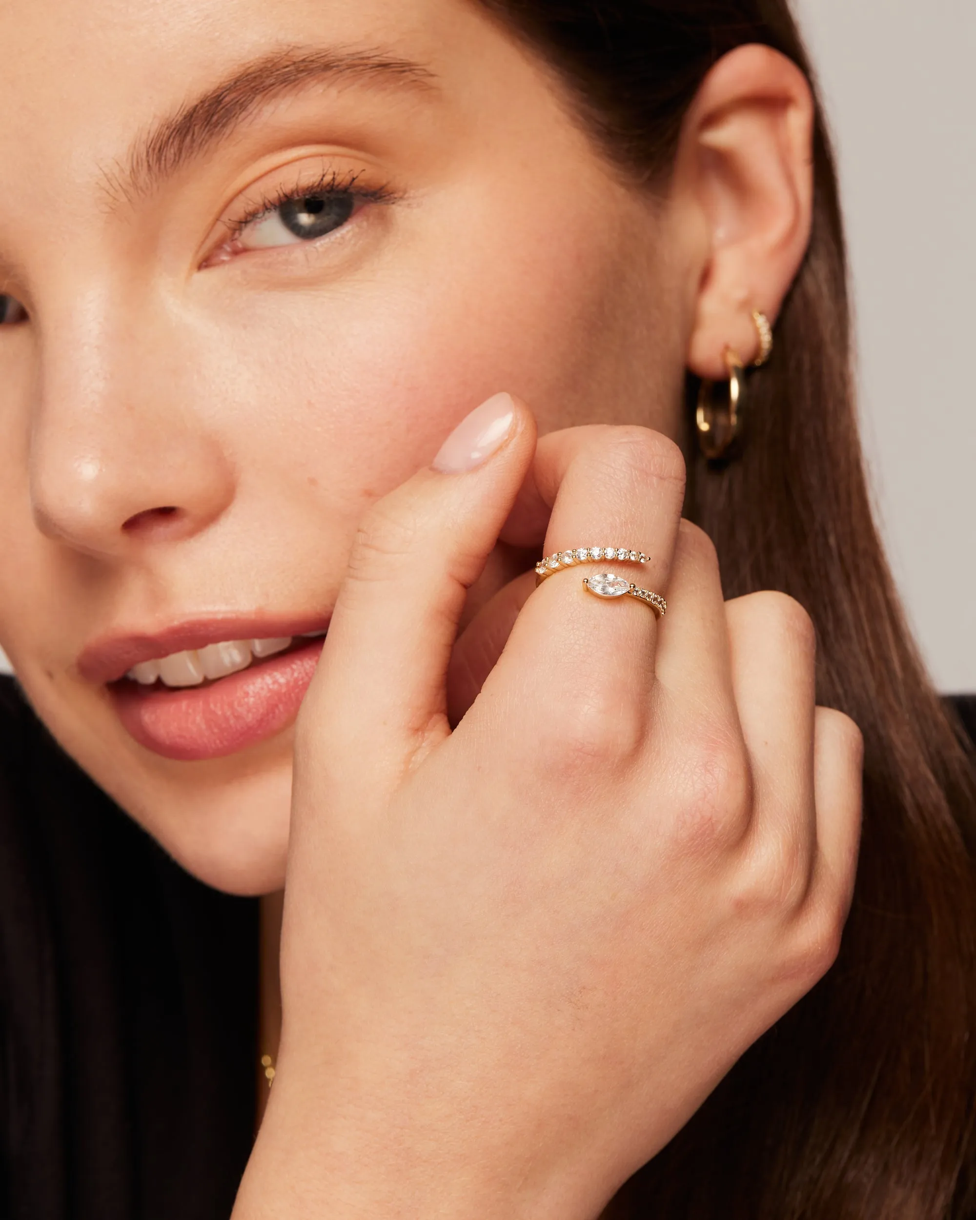 Marquise Crossover Ring sold by PAVOI product image thumbnail 4