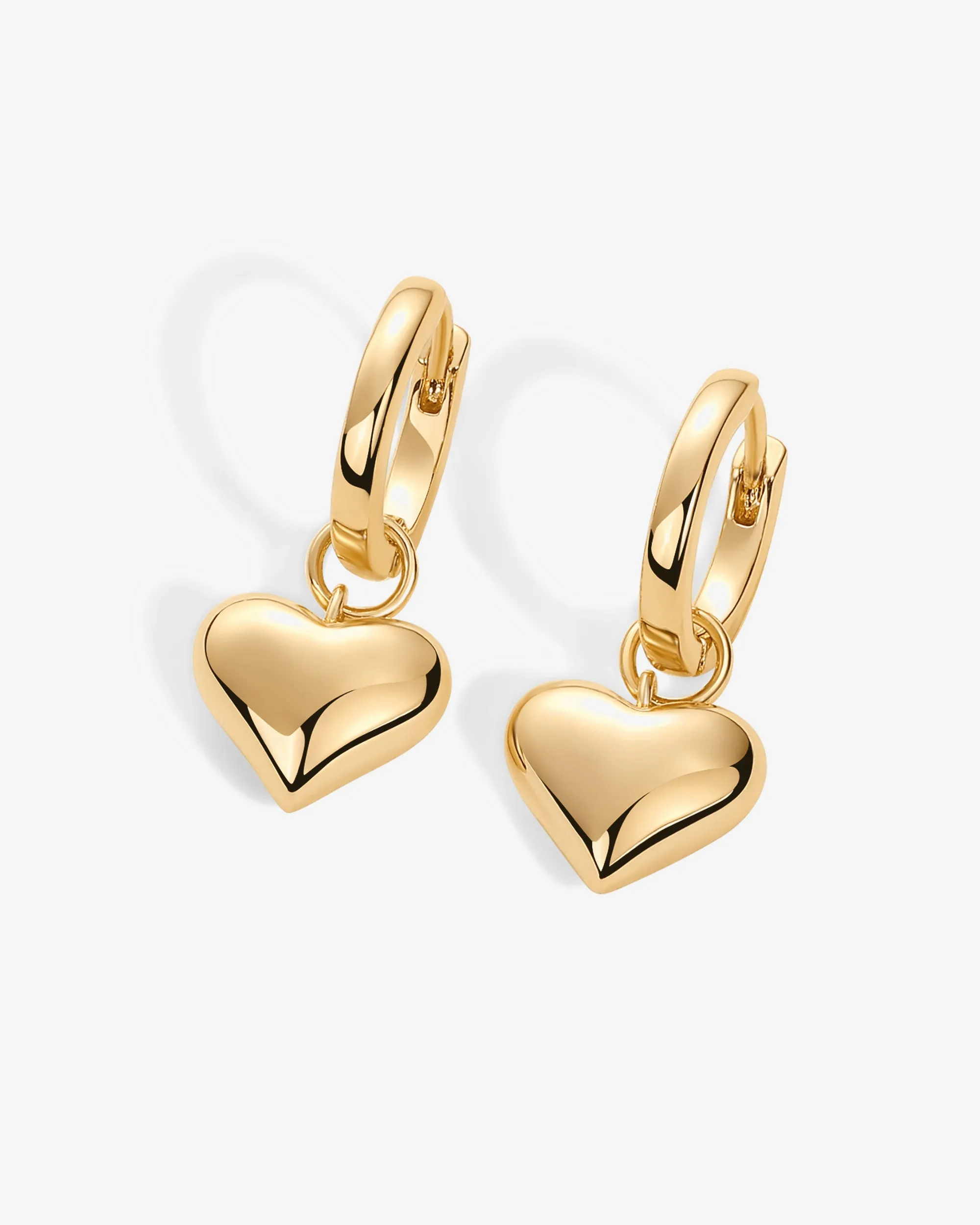 Heart Charm Earrings sold by PAVOI product image thumbnail 5