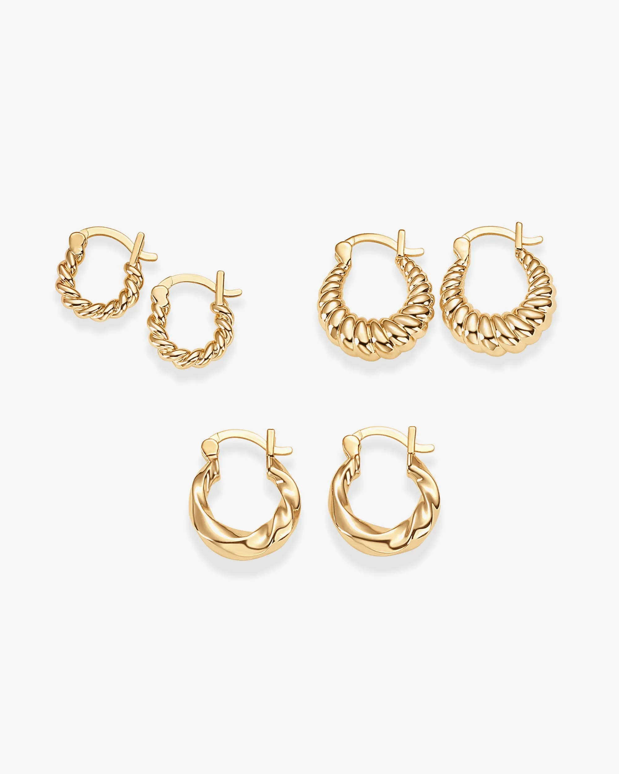 Twisted Earring Pack sold by PAVOI product image thumbnail 3