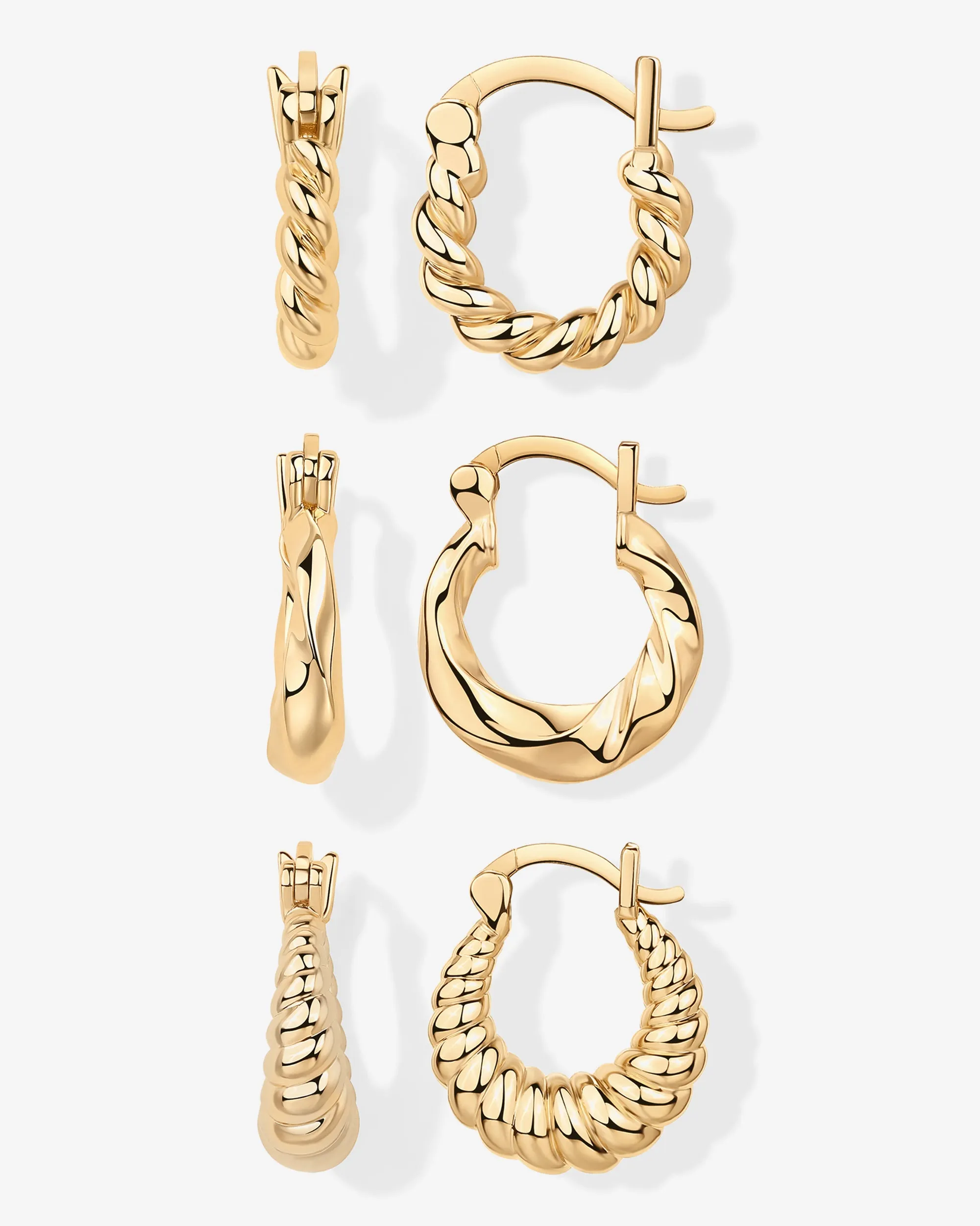 Twisted Earring Pack sold by PAVOI
