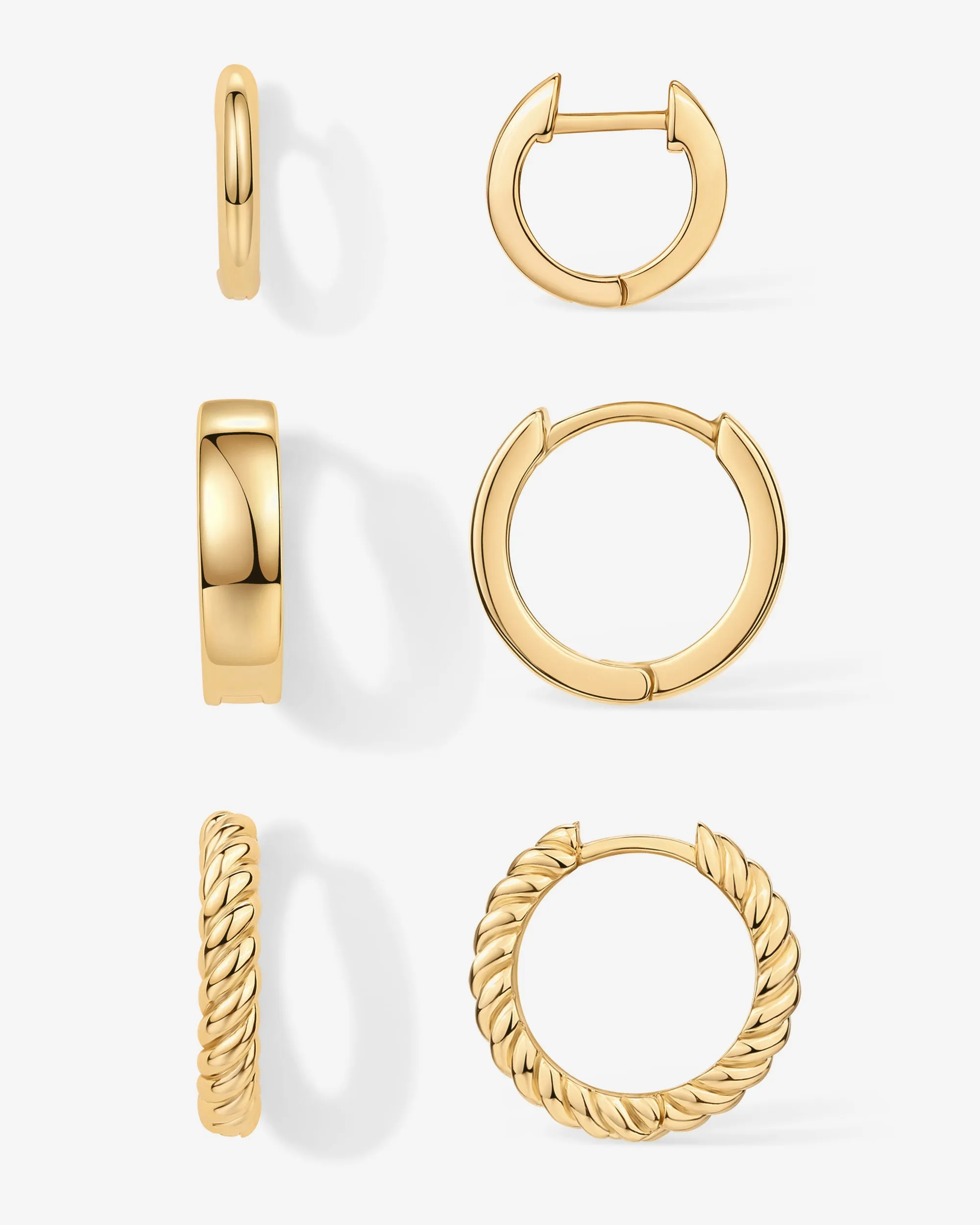 Oasis Huggie Earring Pack sold by PAVOI
