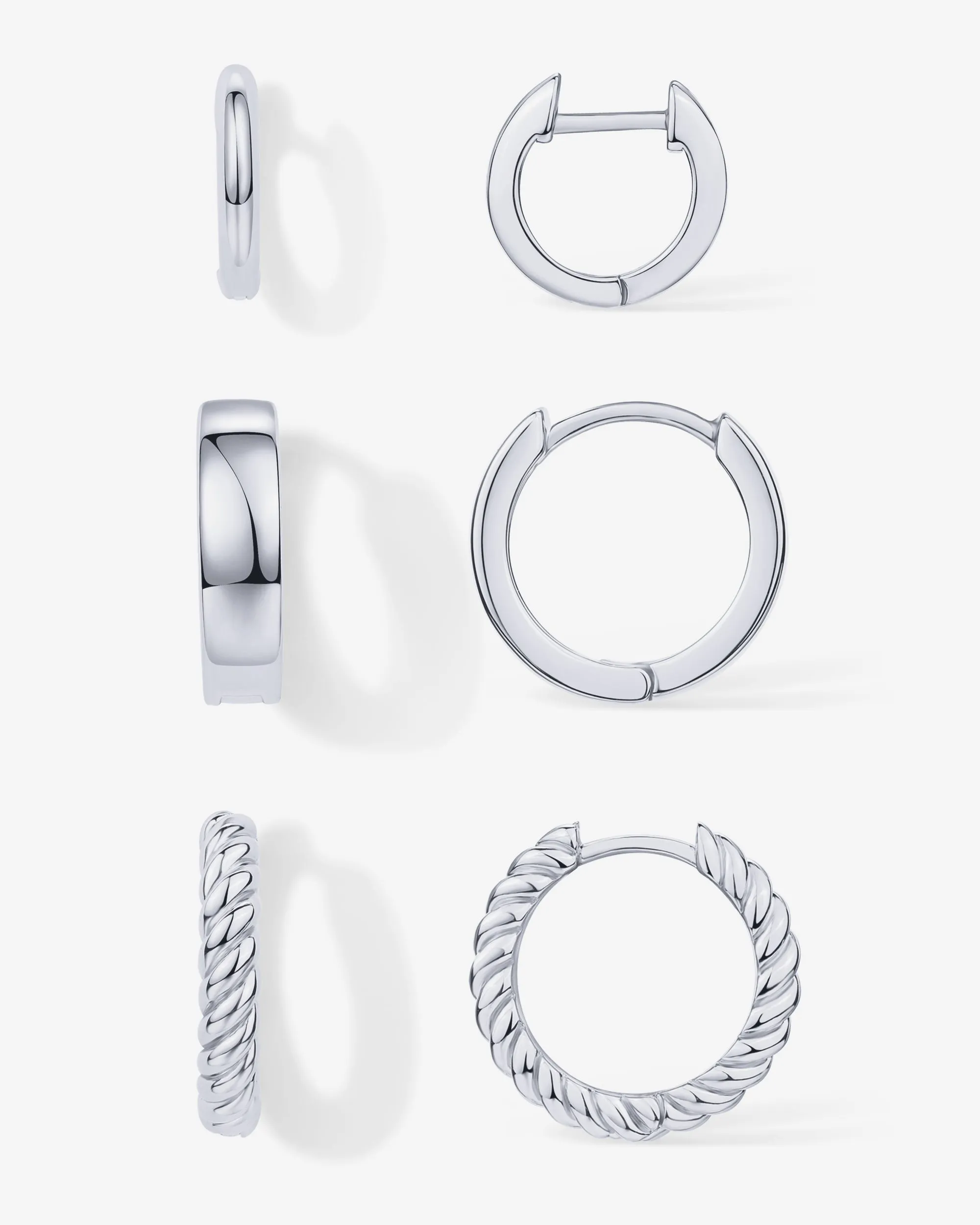 Oasis Huggie Earring Pack sold by PAVOI product image thumbnail 3