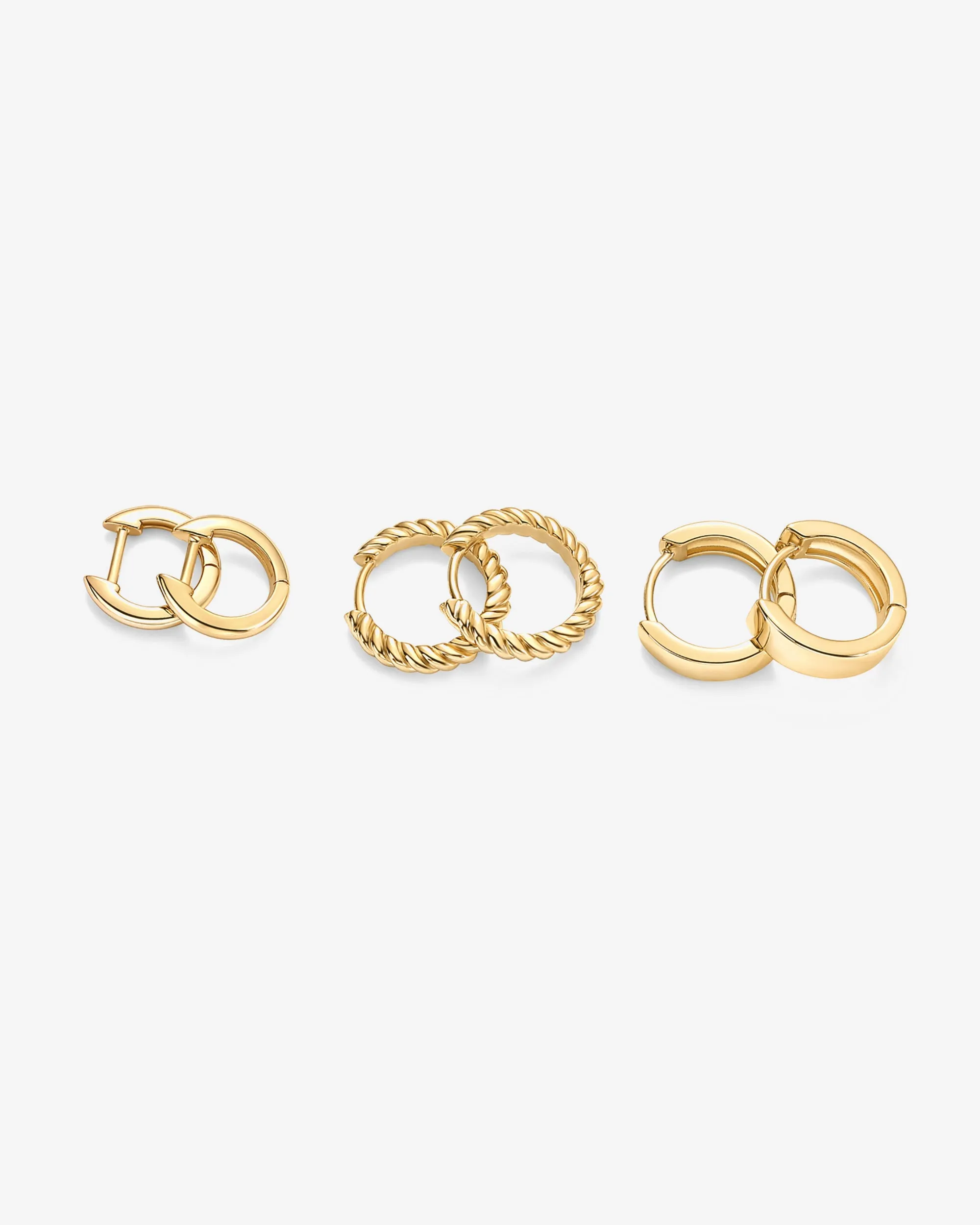Oasis Huggie Earring Pack sold by PAVOI product image thumbnail 2