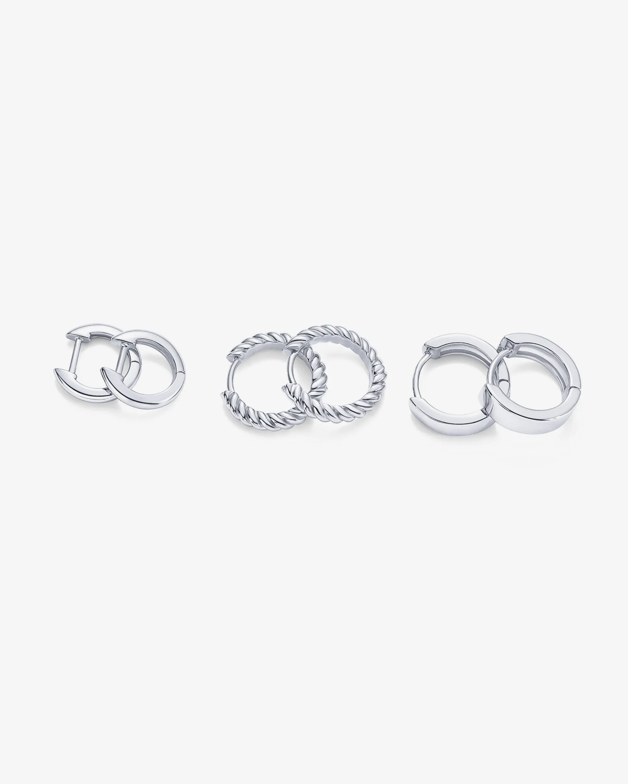 Oasis Huggie Earring Pack sold by PAVOI product image thumbnail 4
