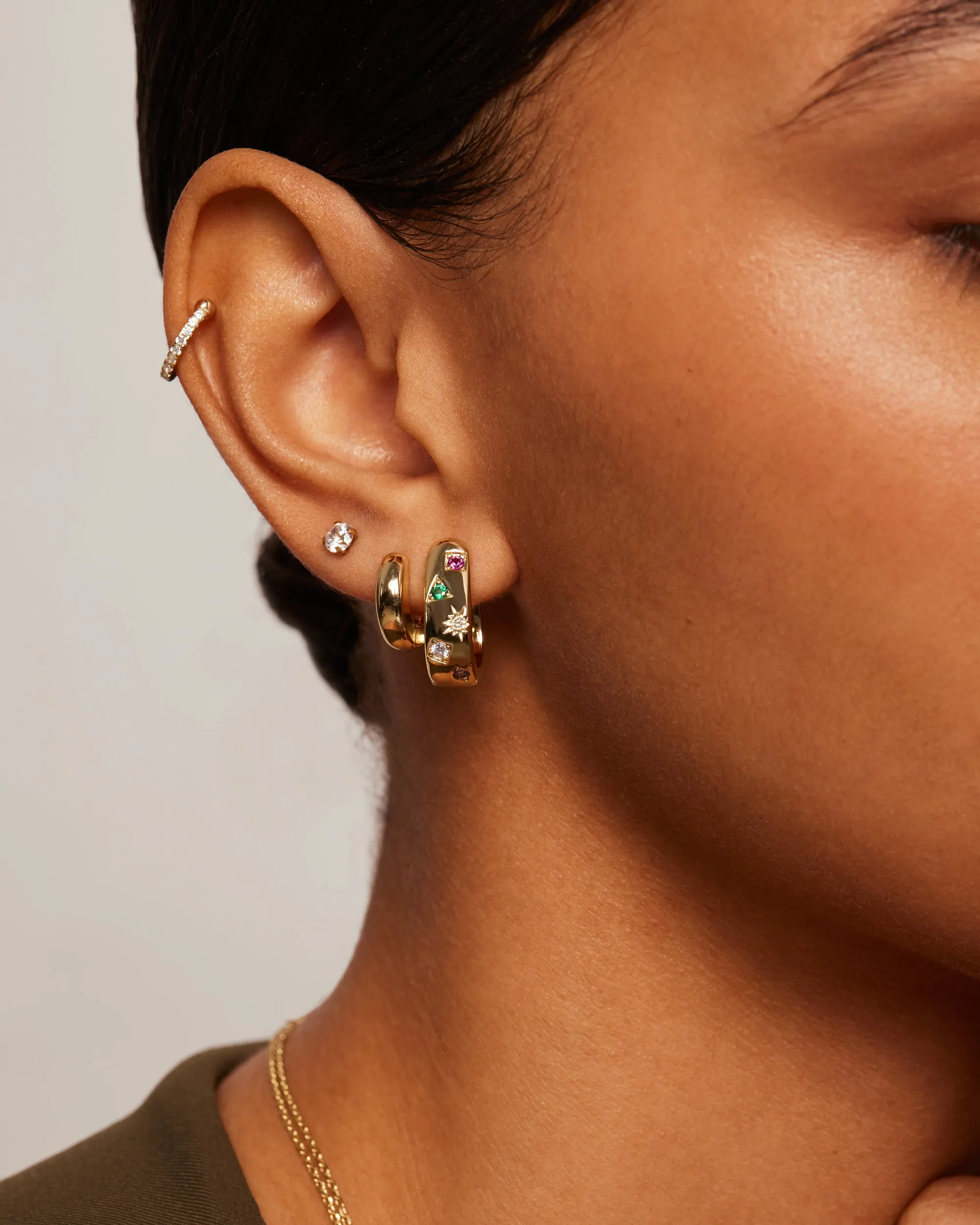 Multi Colored Chunky Huggies sold by PAVOI product image thumbnail 2