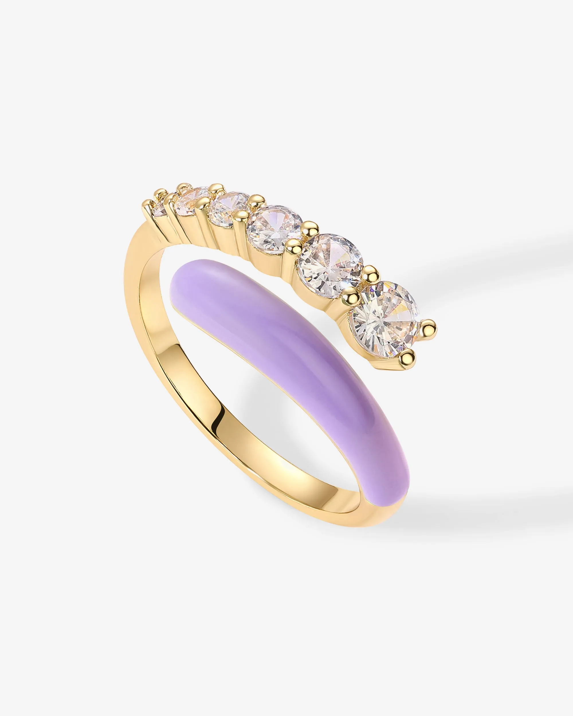 Provence Enamel Open Ring sold by PAVOI