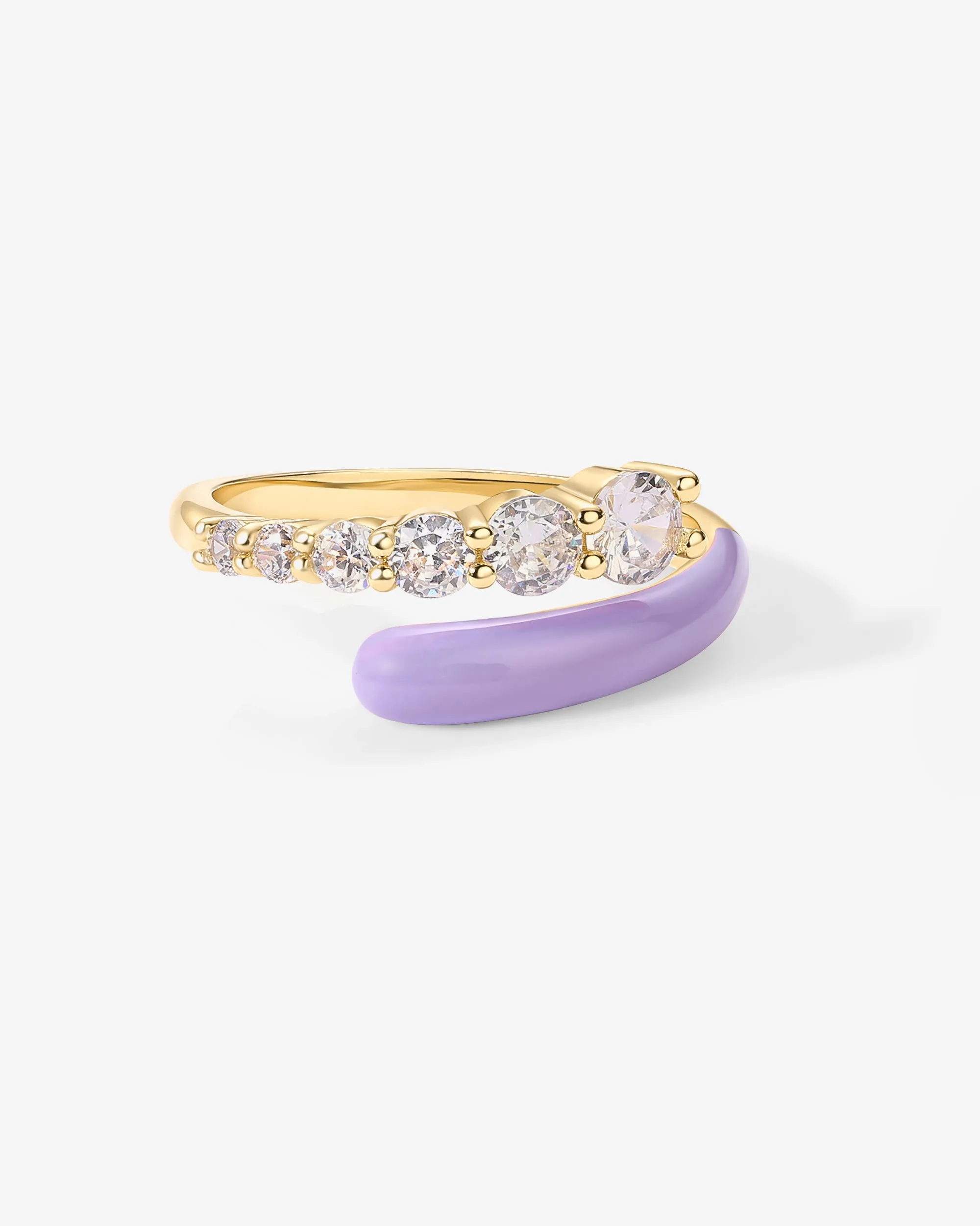 Provence Enamel Open Ring sold by PAVOI product image thumbnail 3