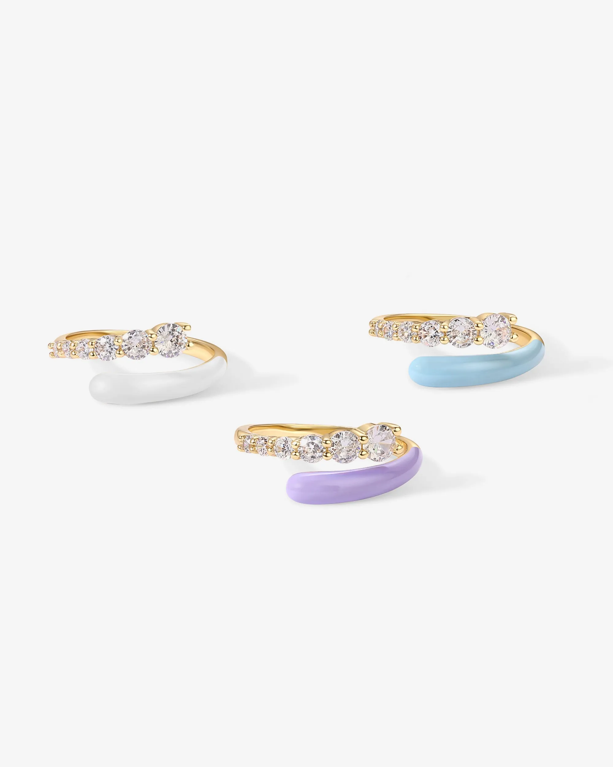 Provence Enamel Open Ring sold by PAVOI product image thumbnail 5