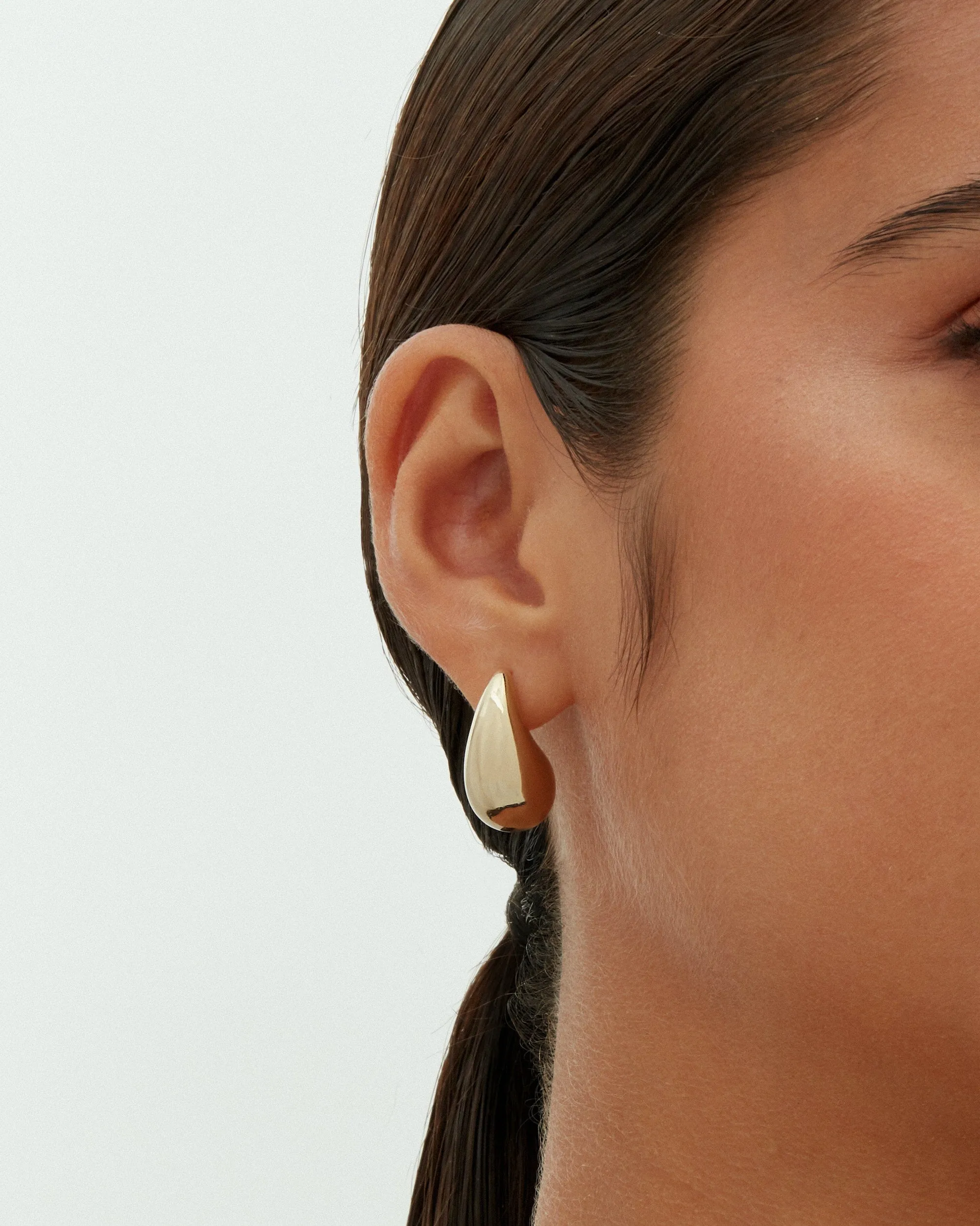 Teardrop Hoop Earrings sold by PAVOI product image thumbnail 5