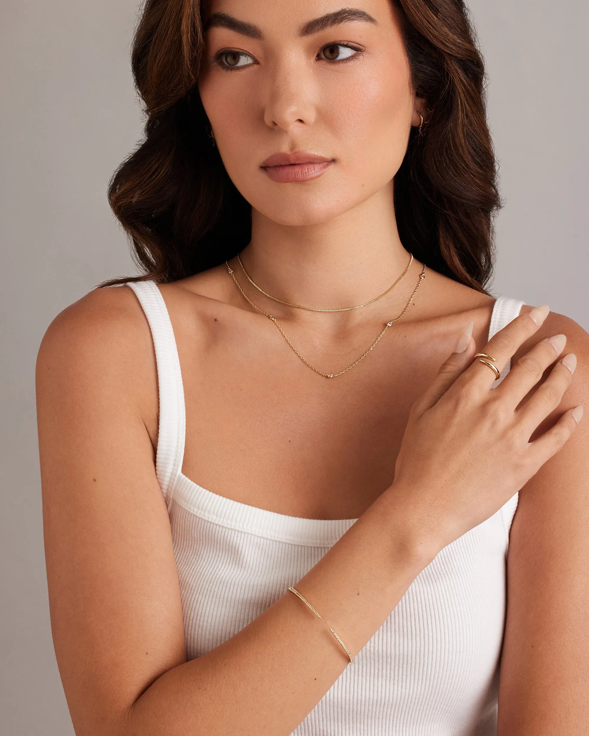 Serenity Cuff Bangle sold by PAVOI product image thumbnail 4