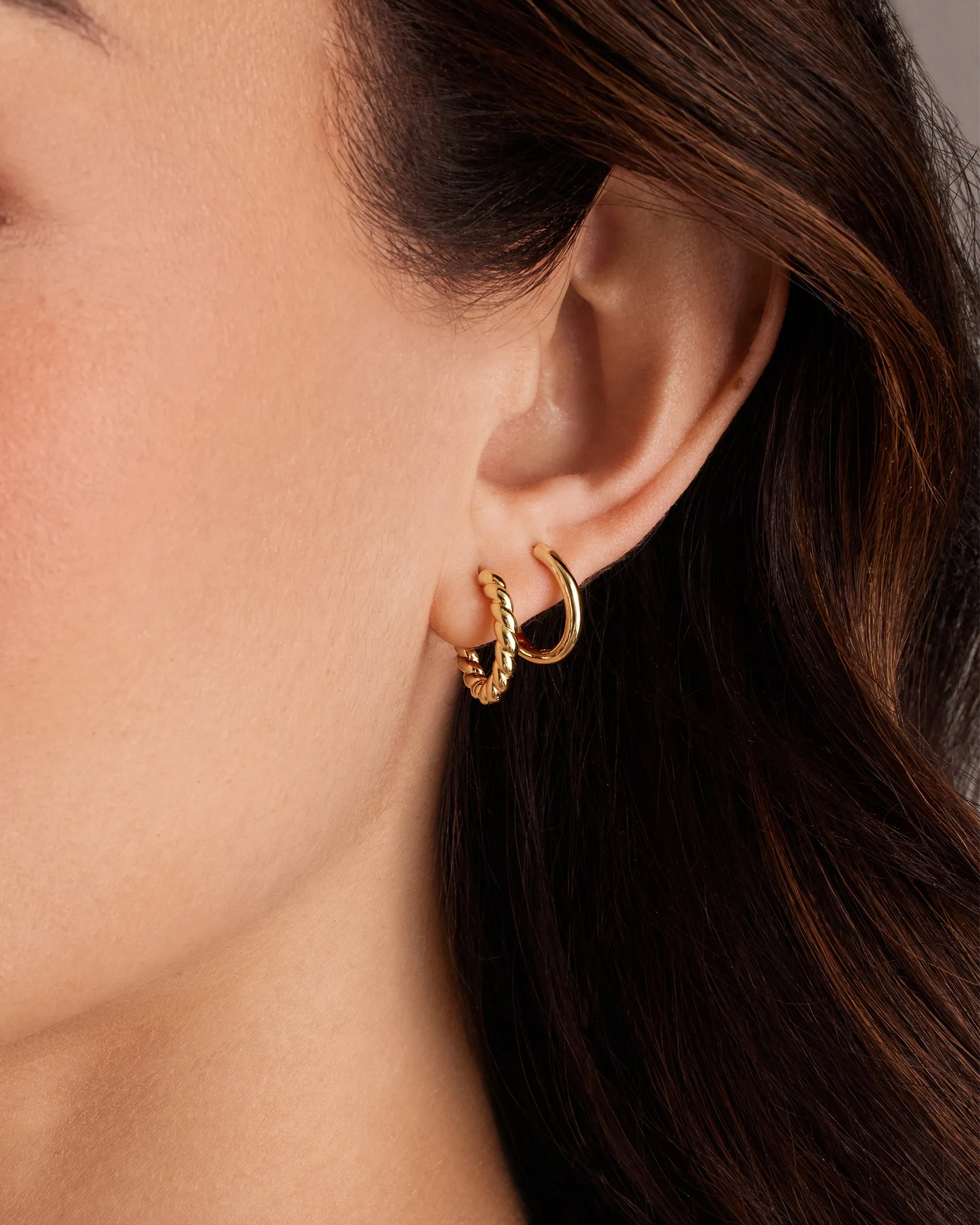 Aurora Trilogy Hoops Set sold by PAVOI product image thumbnail 2