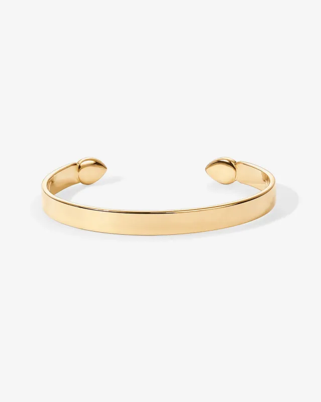 Mantra Cuff Bangle made by PAVOI