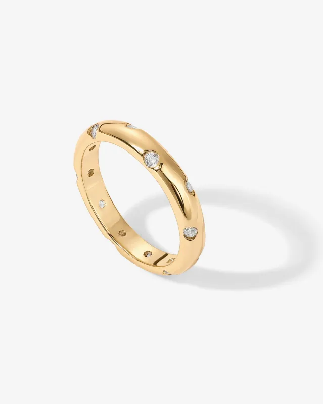 Classic Cubic Zirconia Band sold by PAVOI