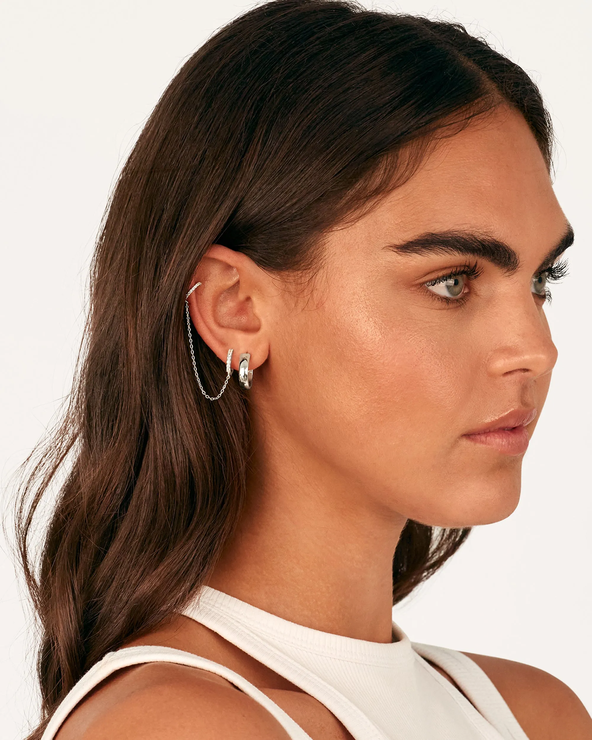 Ear Cuff Dangle Chain Earrings sold by PAVOI product image thumbnail 5