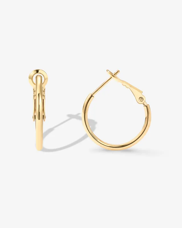 Clasp Back Thin Hoops sold by PAVOI