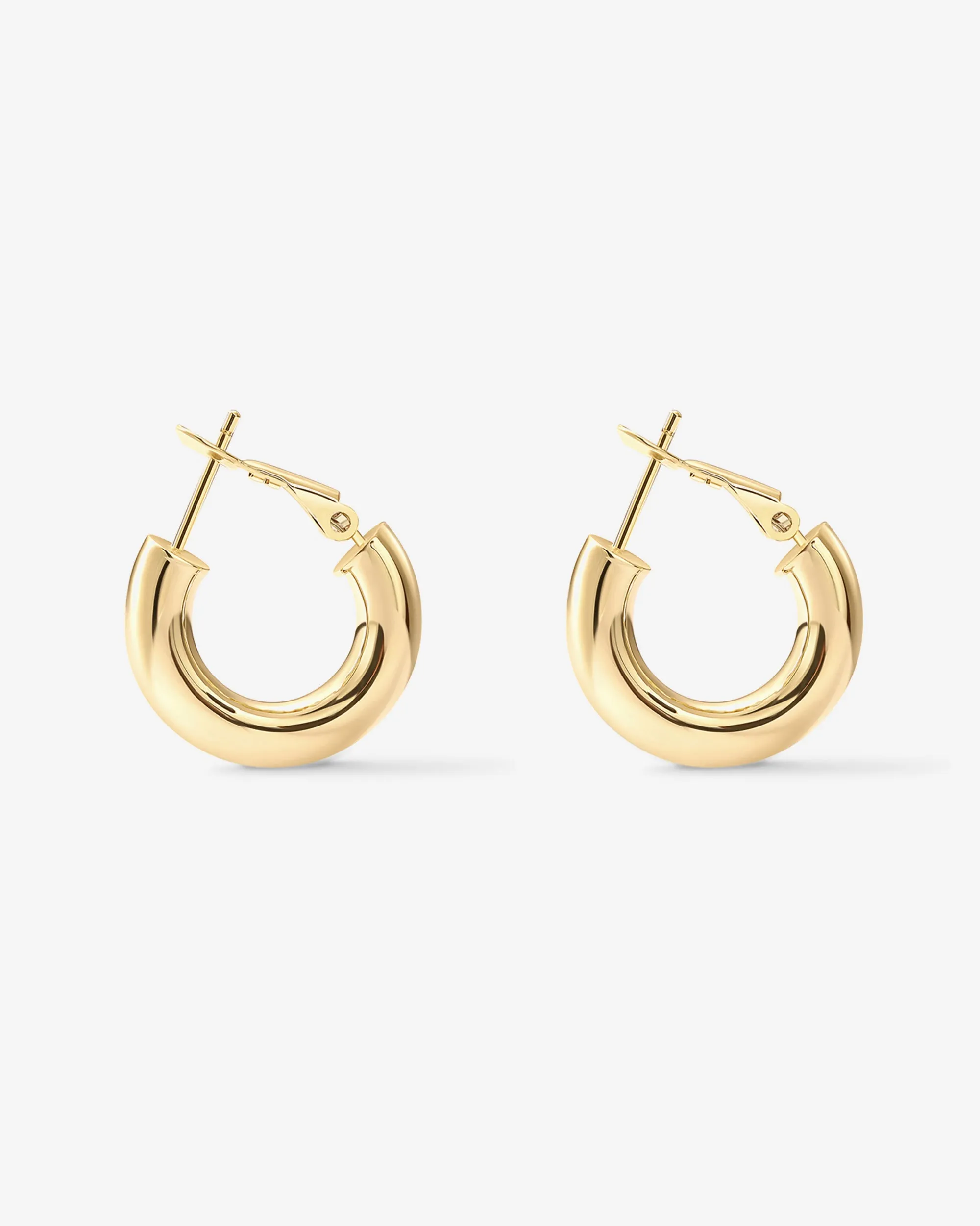 Clasp Back Chunky Hoops sold by PAVOI product image thumbnail 5