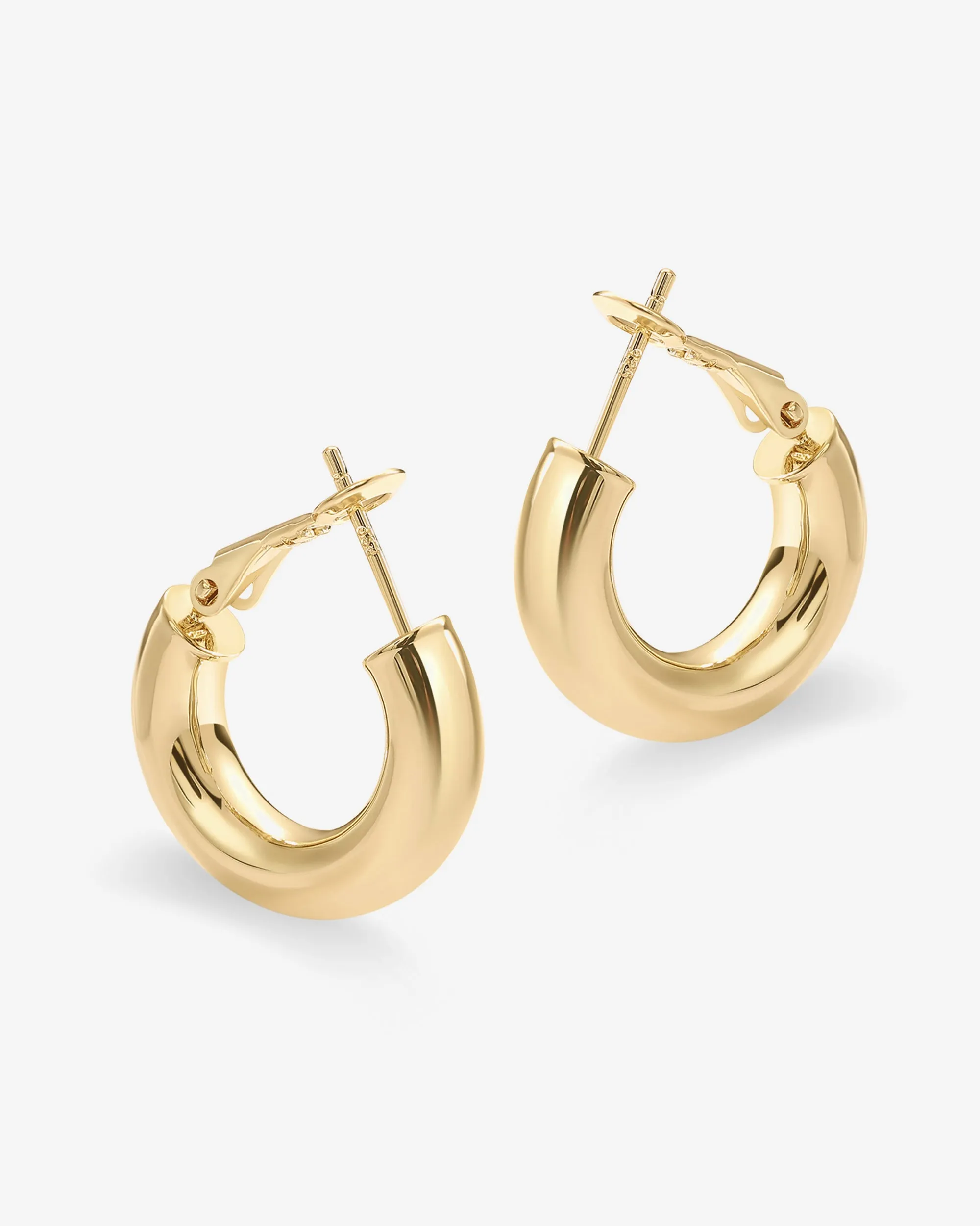 Clasp Back Chunky Hoops sold by PAVOI product image thumbnail 4