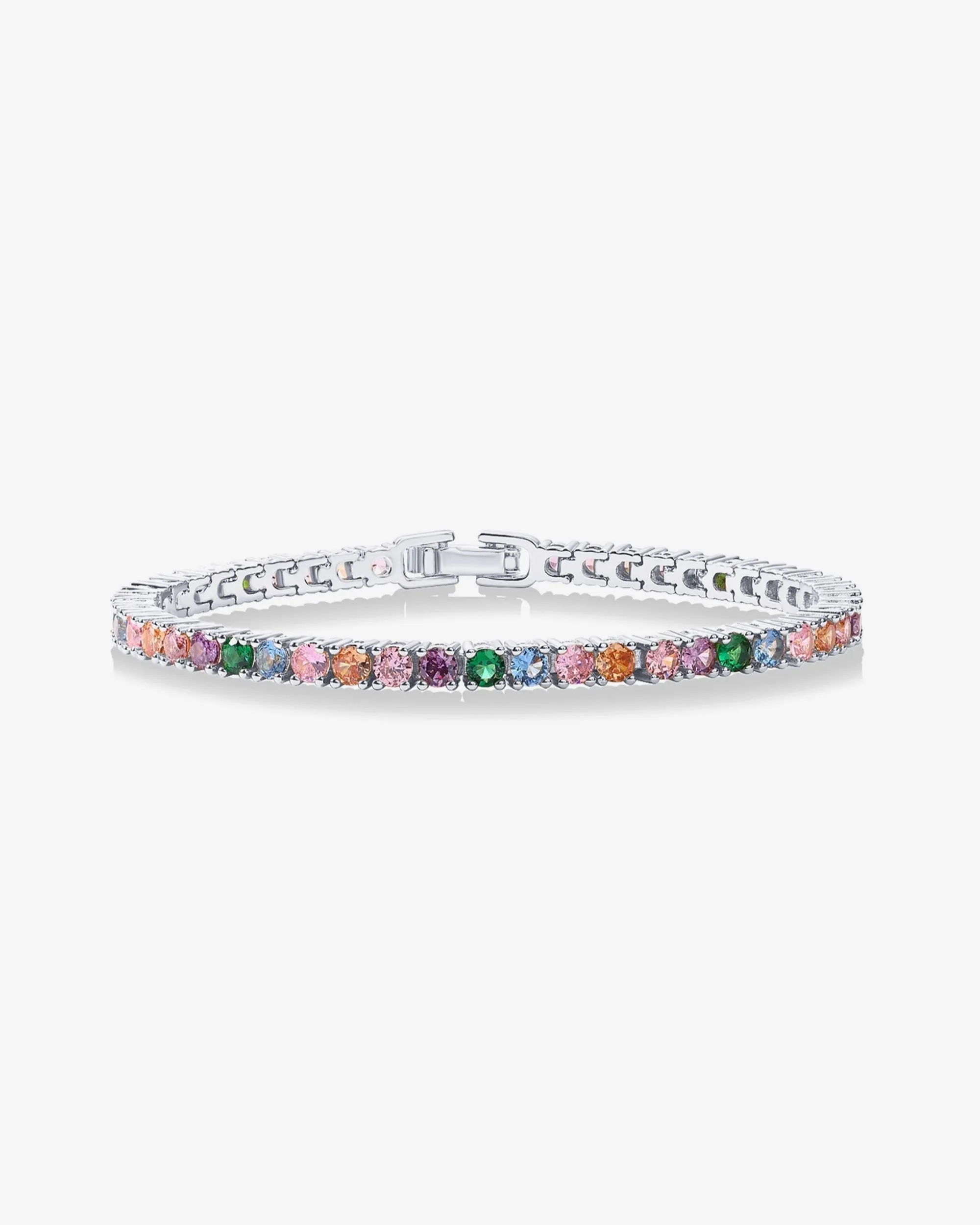 Medium Colored Cubic Zirconia Tennis Bracelet sold by PAVOI product image thumbnail 4