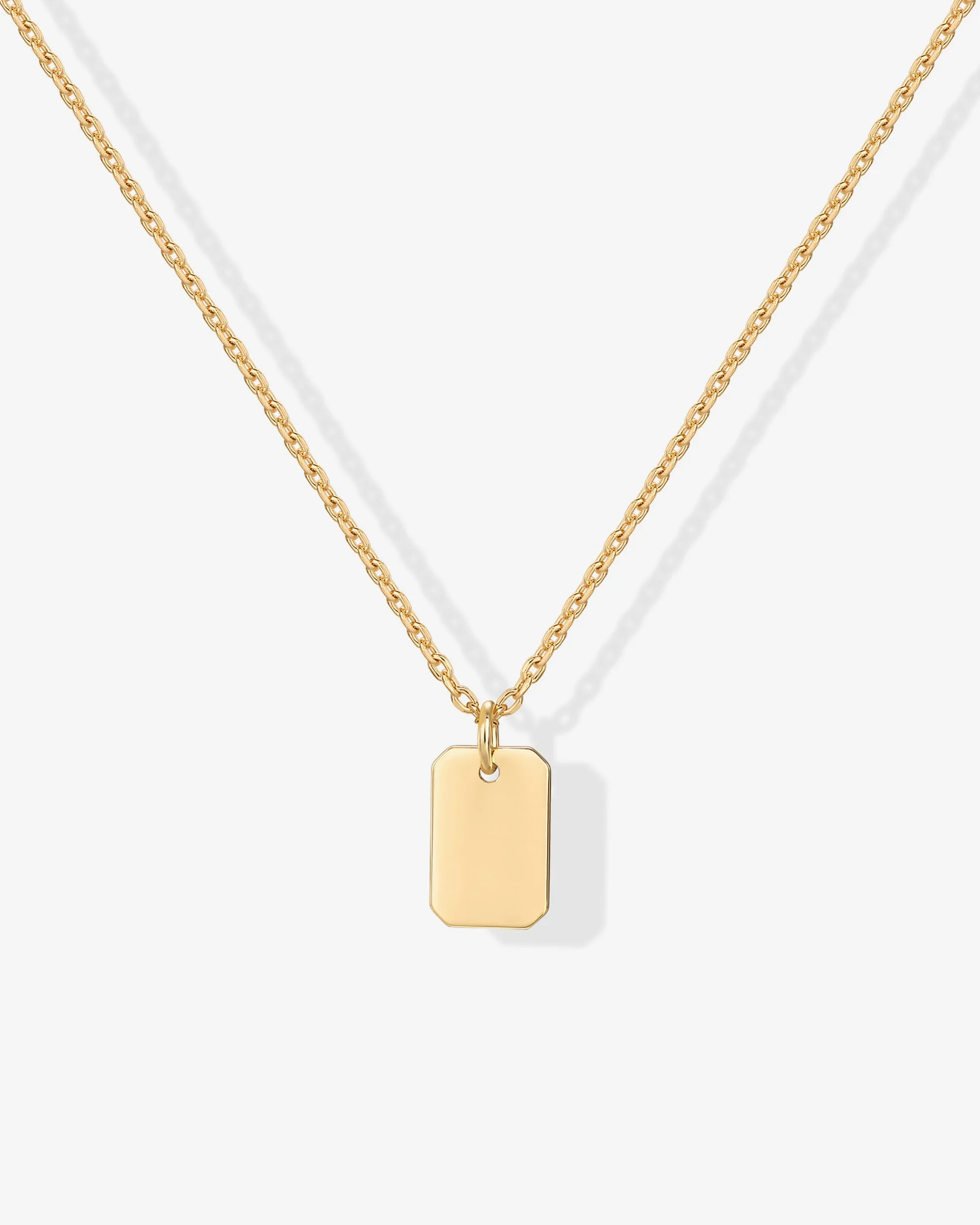 Dog Tag Necklace sold by PAVOI