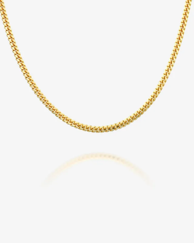 Thin Miami Cuban Chain sold by PAVOI