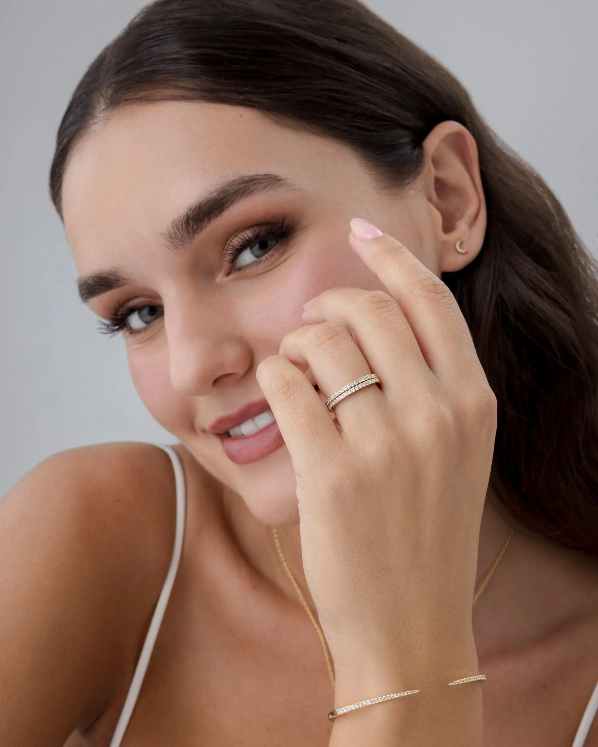 Vermeil Mila Eternity Band sold by PAVOI product image thumbnail 4