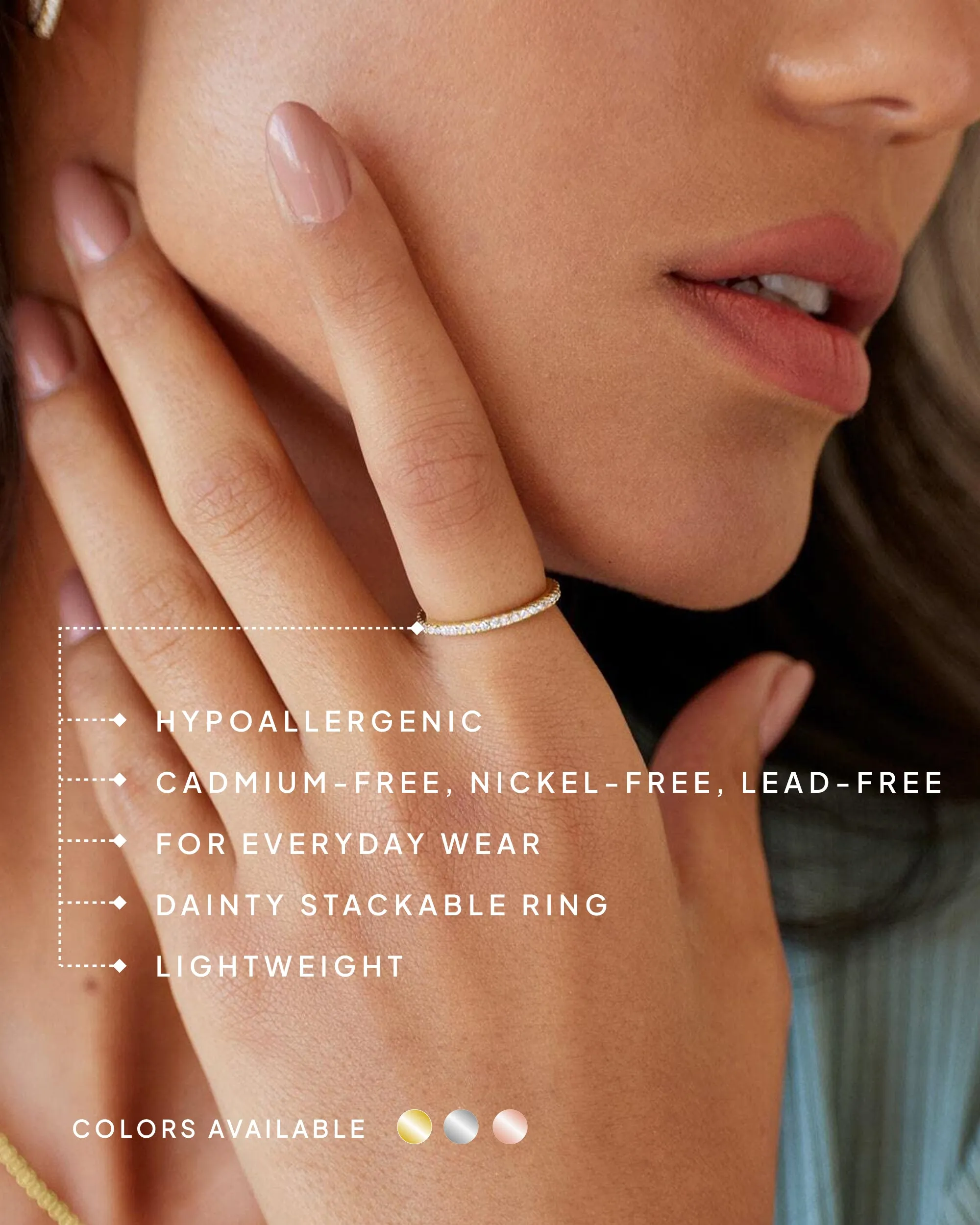 Vermeil Mila Eternity Band sold by PAVOI product image thumbnail 2