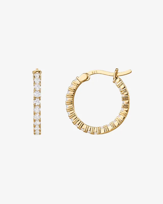 Vermeil Inside-Out Hoops made by PAVOI