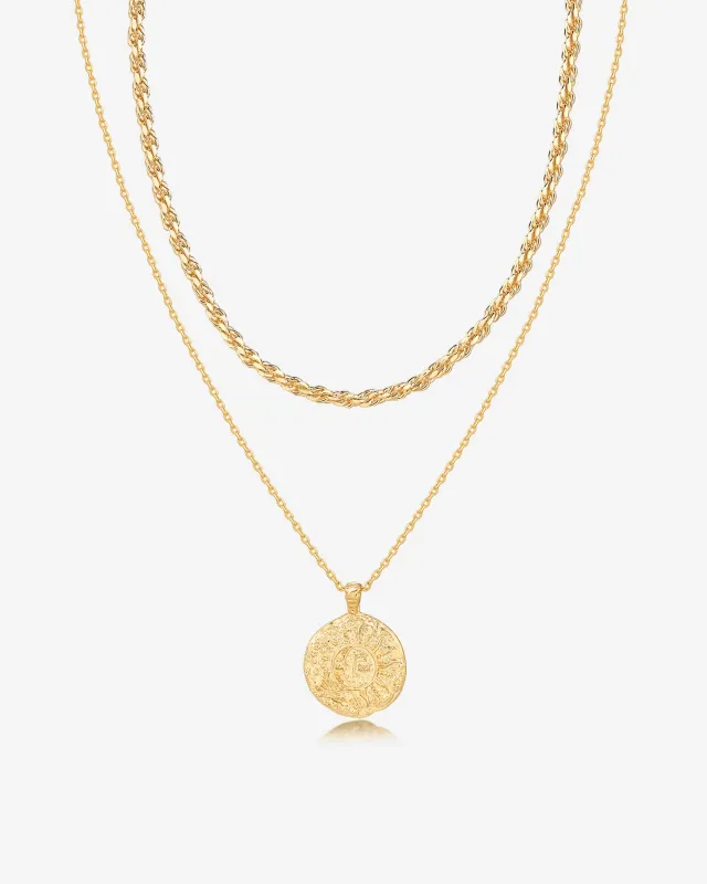 Layered Rope Chain Necklace sold by PAVOI