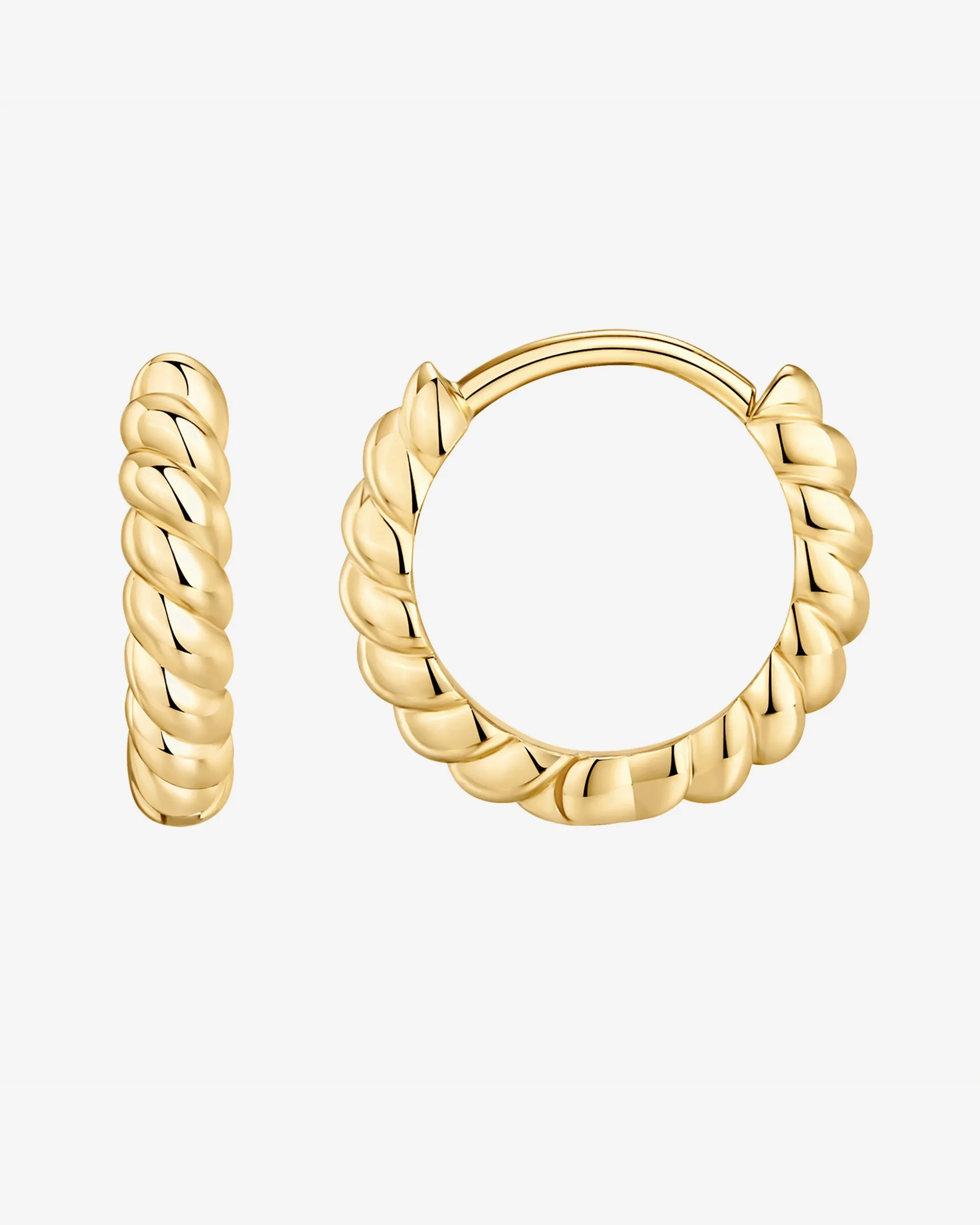 Twisted Baguette Huggies sold by PAVOI