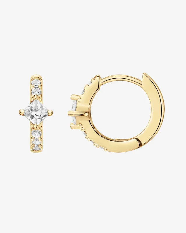 Princess Cut Huggie sold by PAVOI