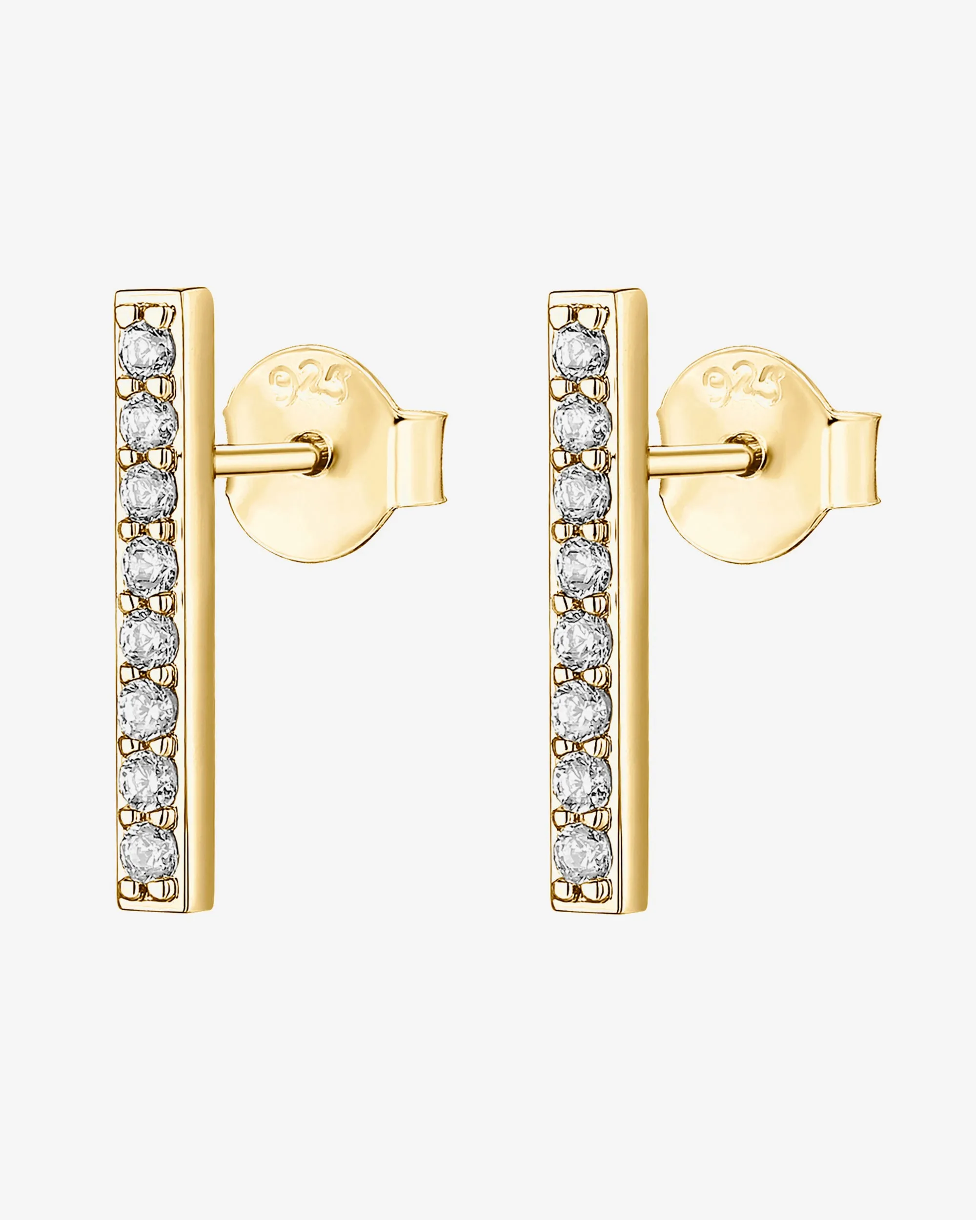 Cubic Zirconia Bar Studs sold by PAVOI product image thumbnail 5