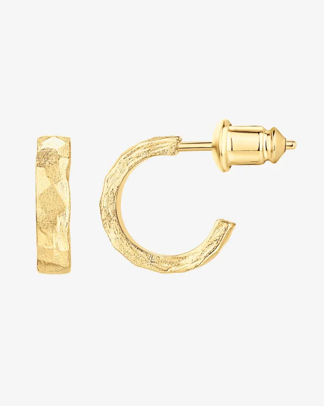 Hammered Thick Hoop sold by PAVOI