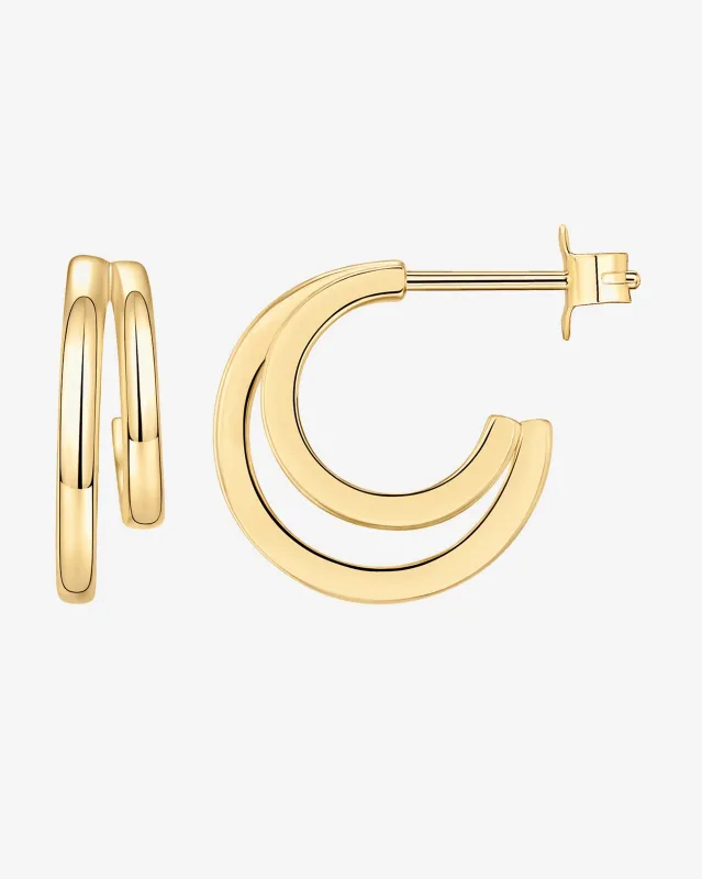 Double Split Hoops sold by PAVOI