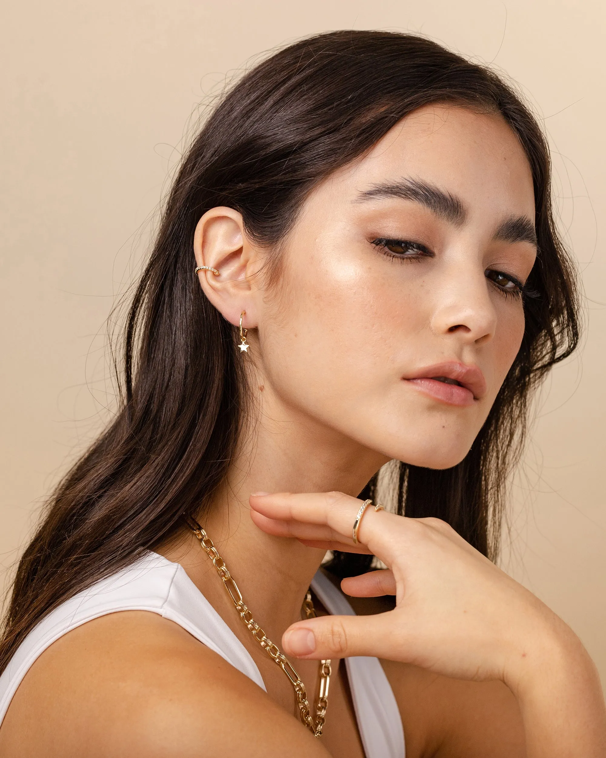 Drop Star Hoops sold by PAVOI product image thumbnail 2