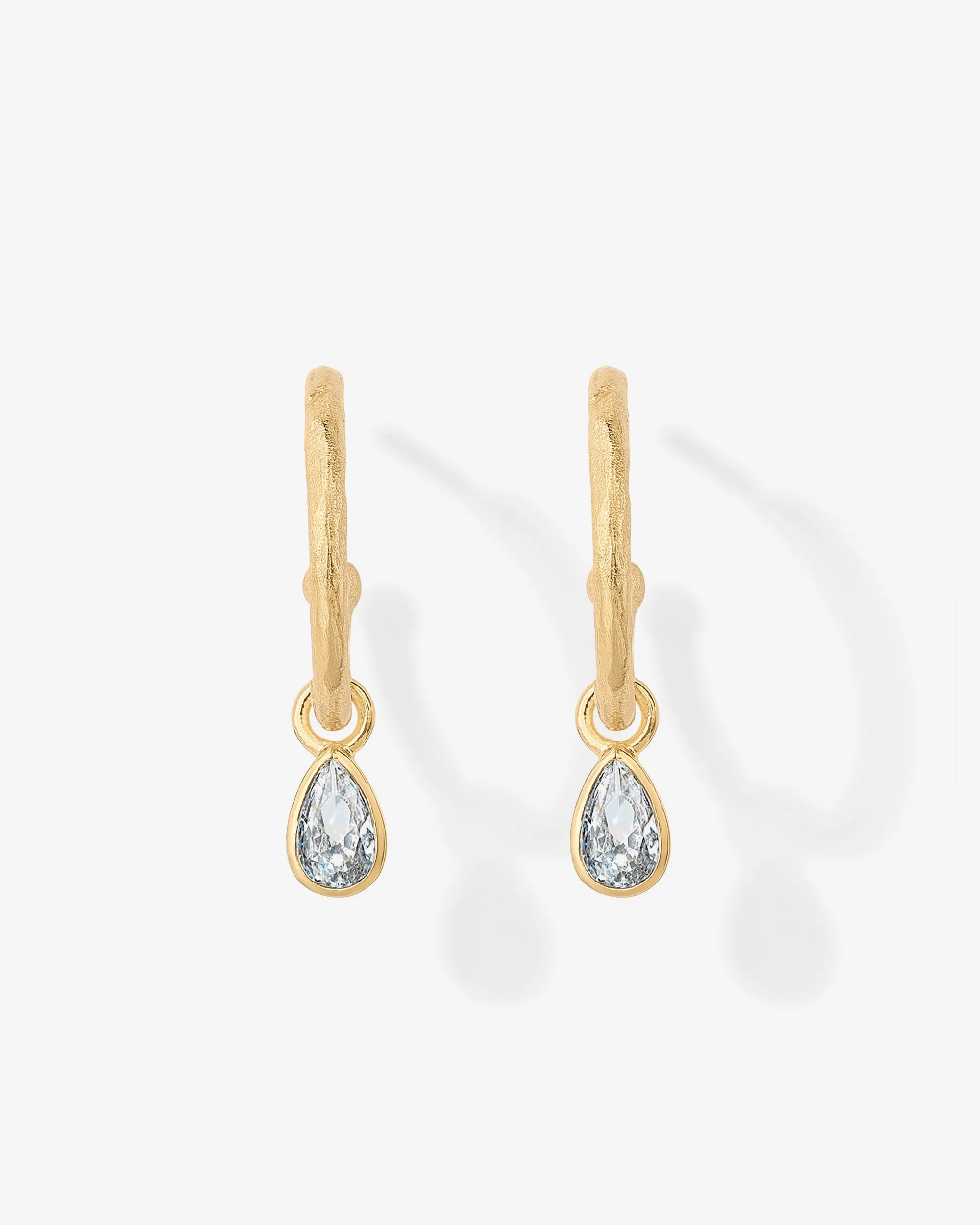 Drop Pear Hoop sold by PAVOI product image thumbnail 4