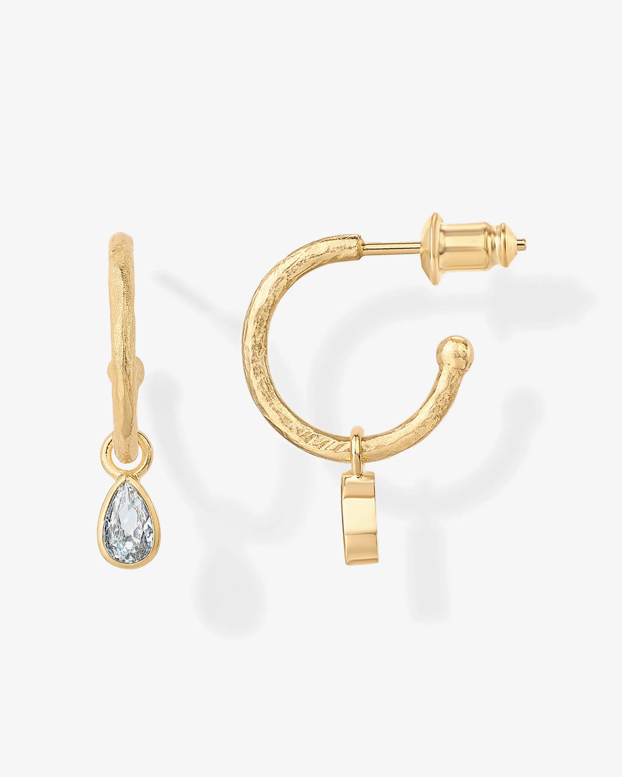 Drop Pear Hoop sold by PAVOI