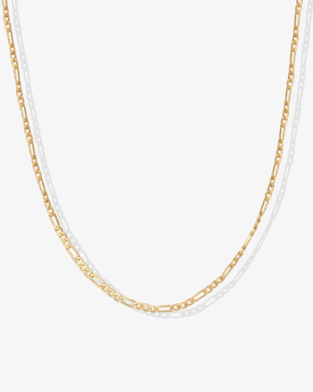Figaro Chain Necklace sold by PAVOI
