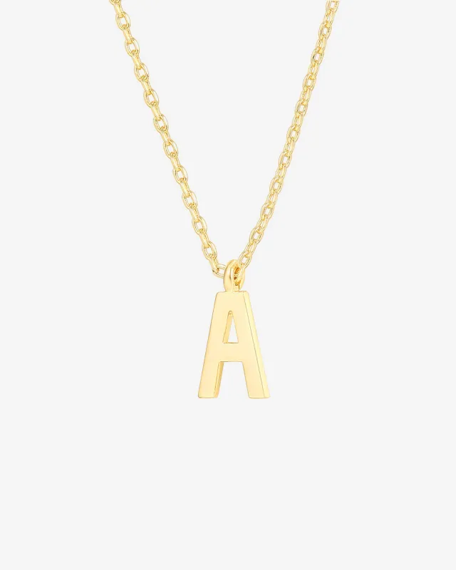 Initial Pendant made by PAVOI